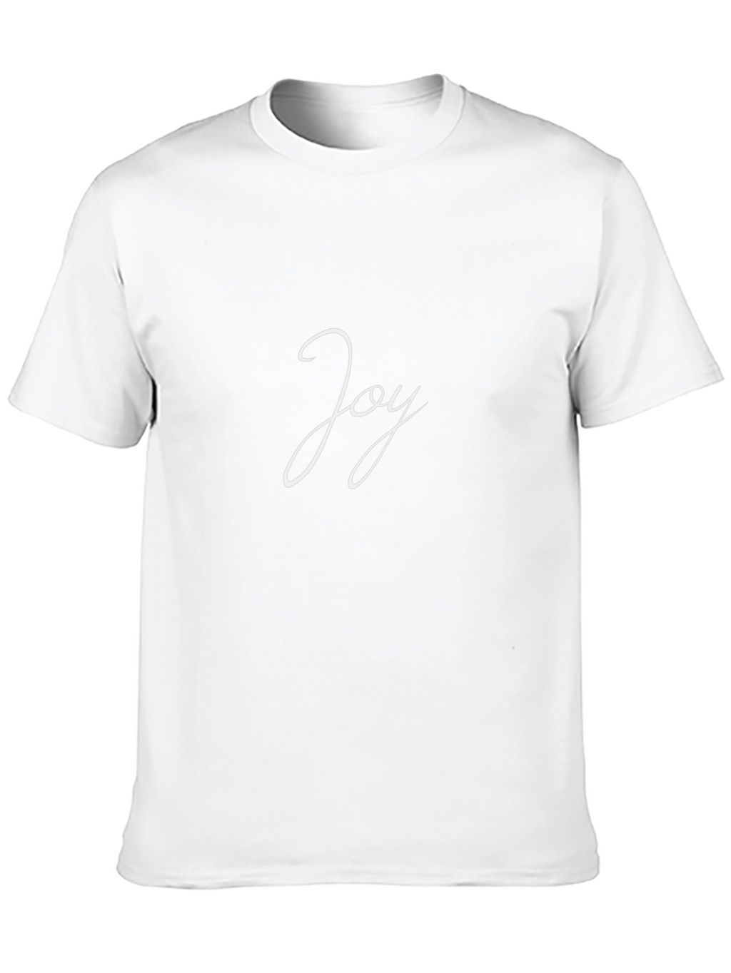 Joy Graphic Tee - Black Casual T-Shirt