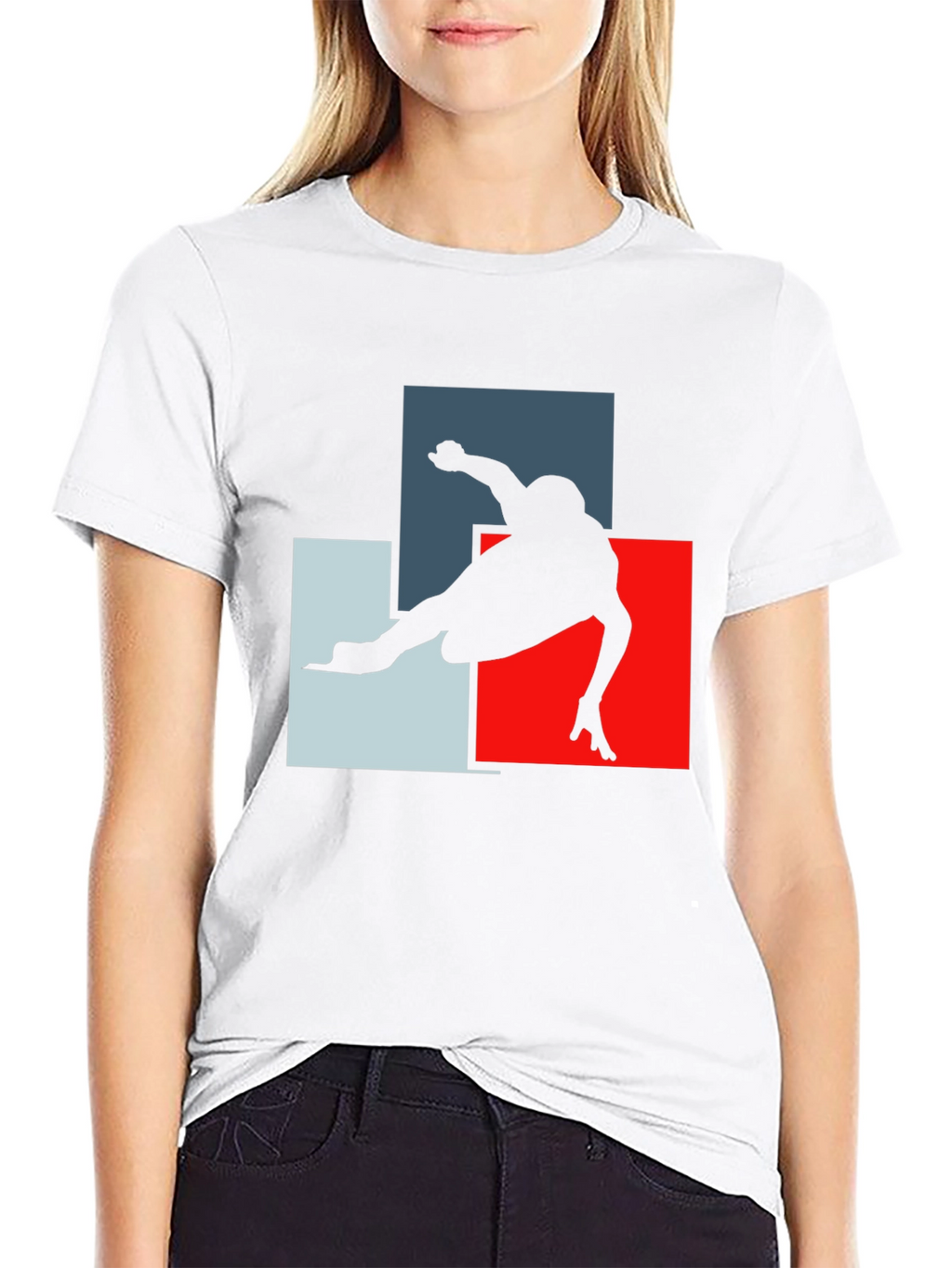 Geometric Skater Graphic T-Shirt