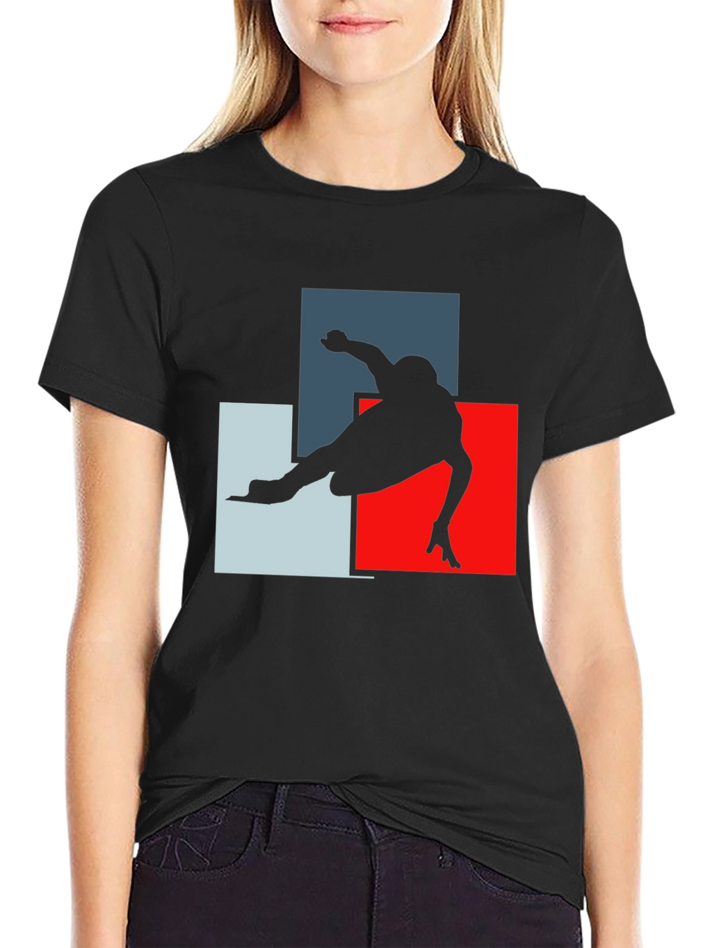 Geometric Skater Graphic T-Shirt