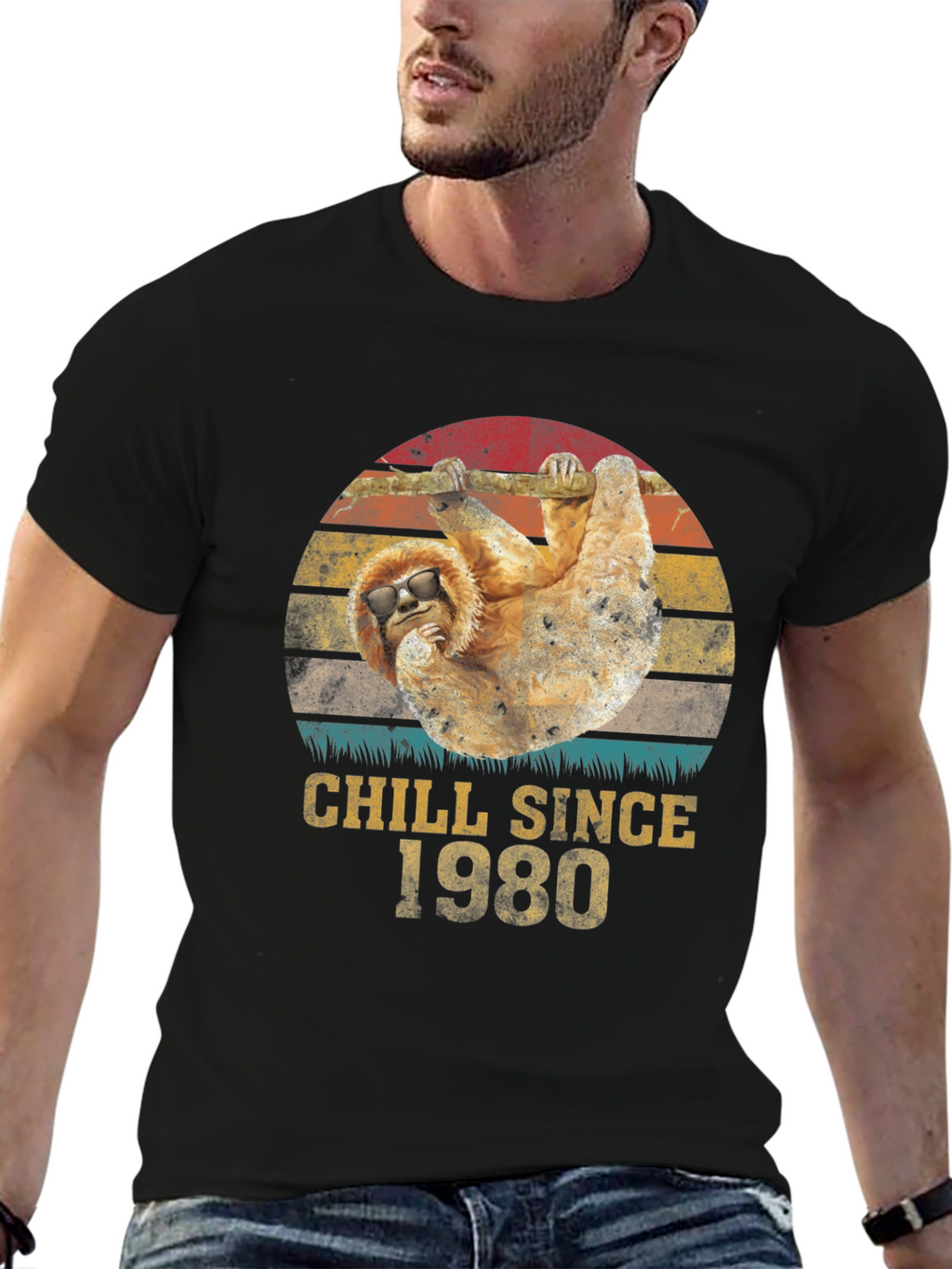 Chill Since 1980 Sloth T-Shirt