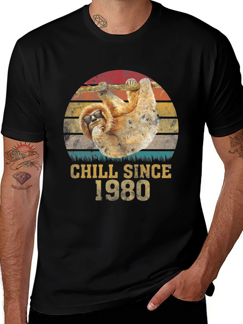Chill Since 1980 Sloth T-Shirt