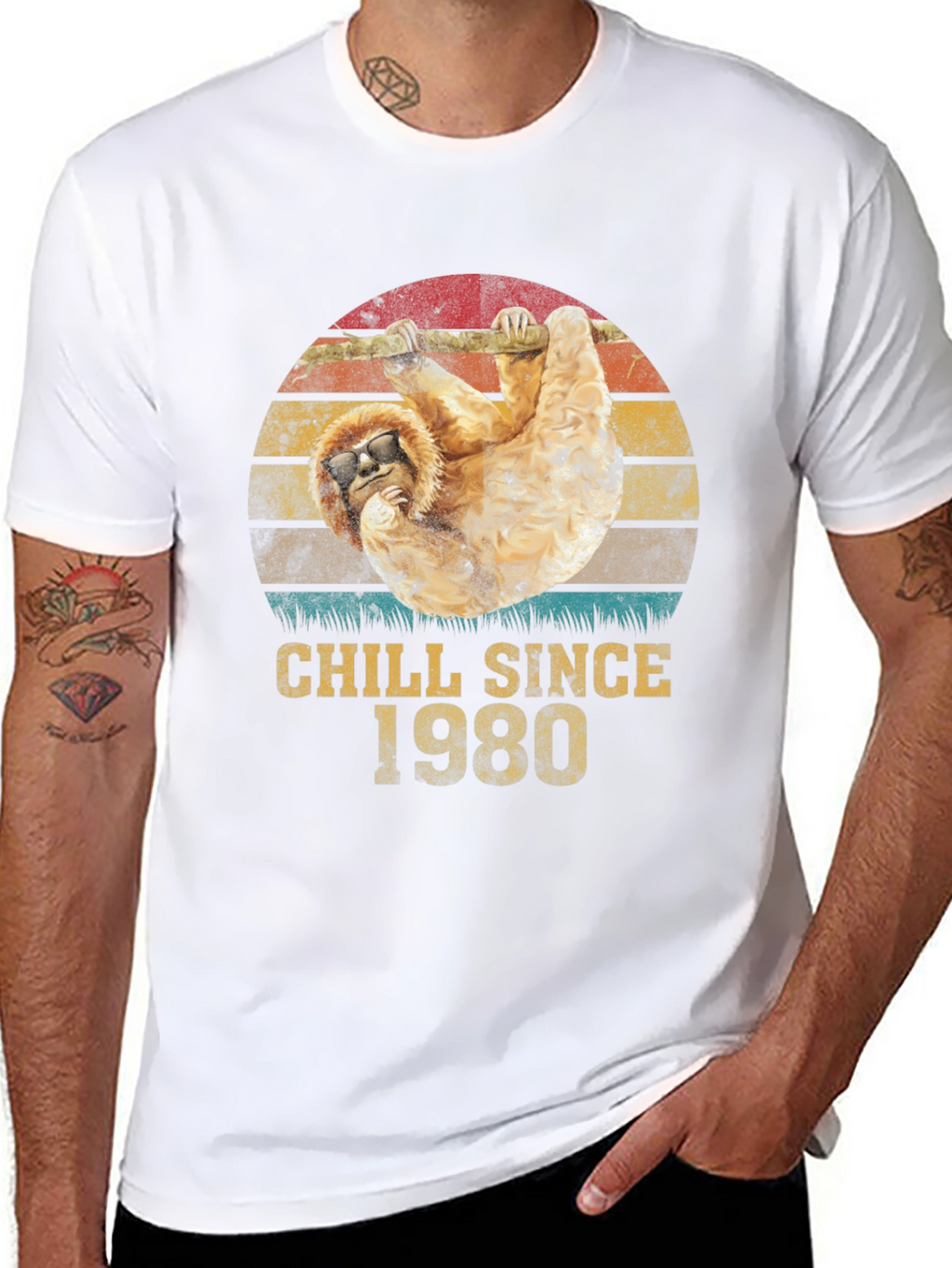 Chill Since 1980 Sloth T-Shirt