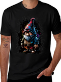 Gnome Graphic Tee - Funky Art T-Shirt