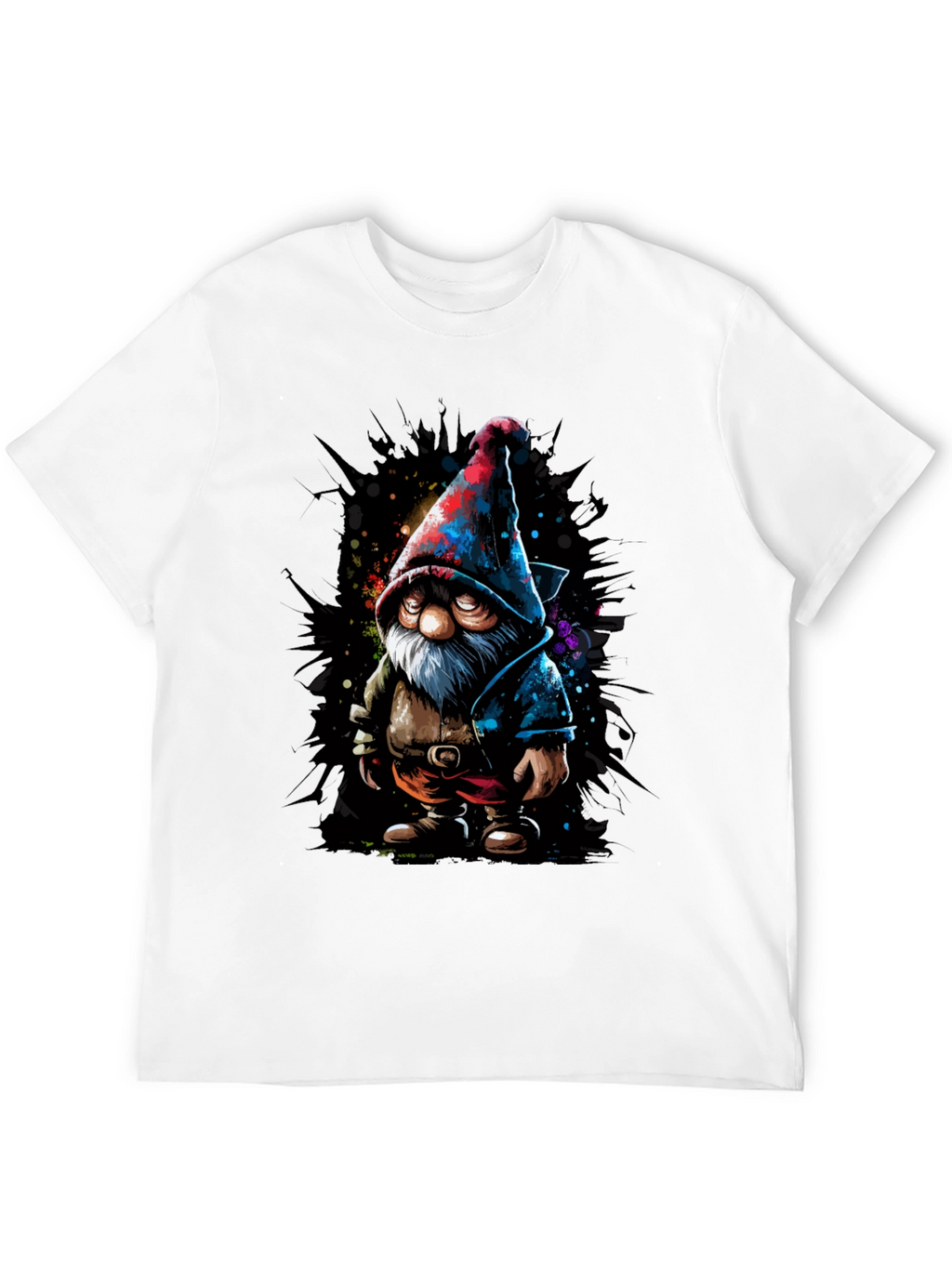 Gnome Graphic Tee - Funky Art T-Shirt