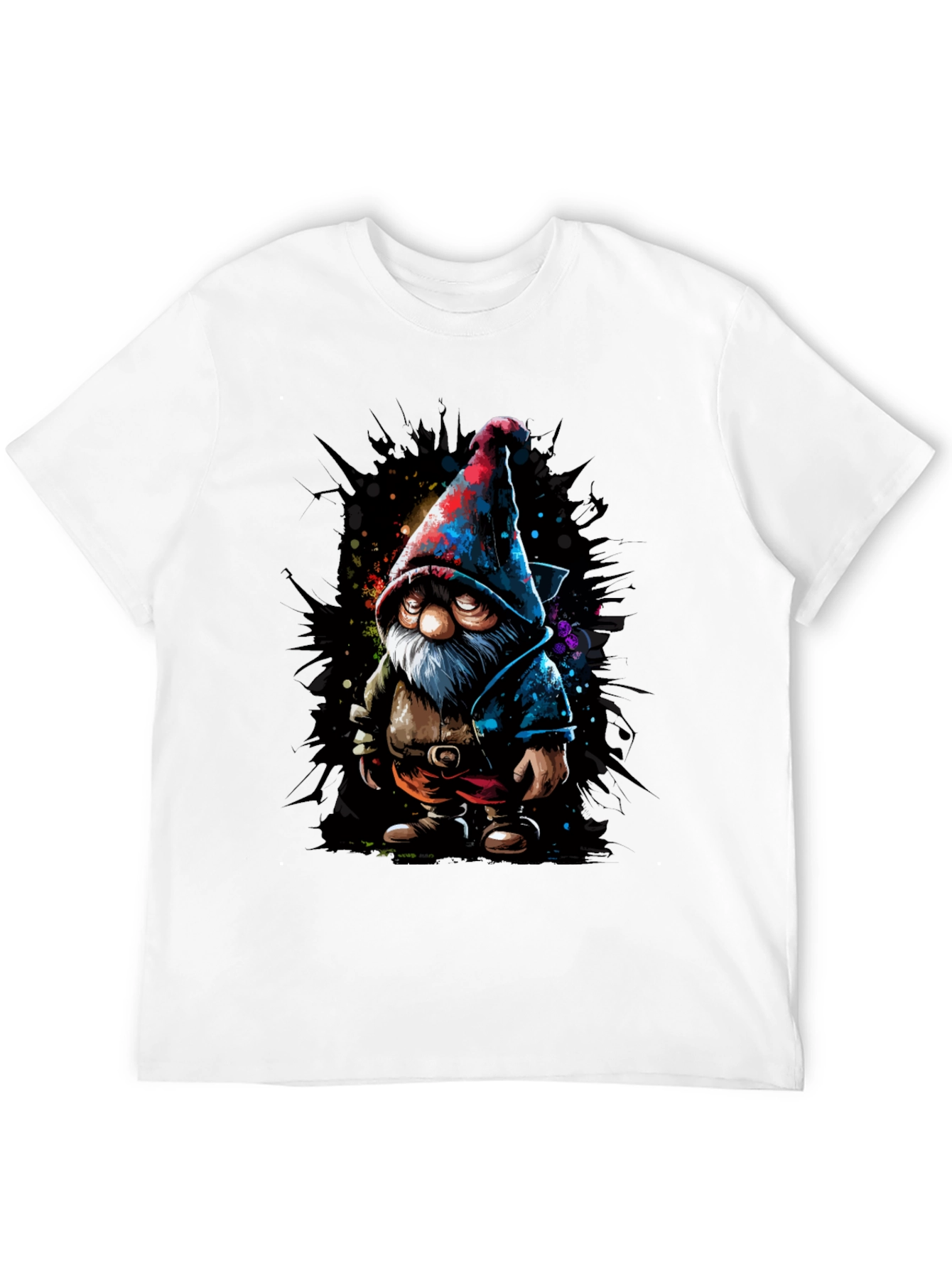 Gnome Graphic Tee - Funky Art T-Shirt