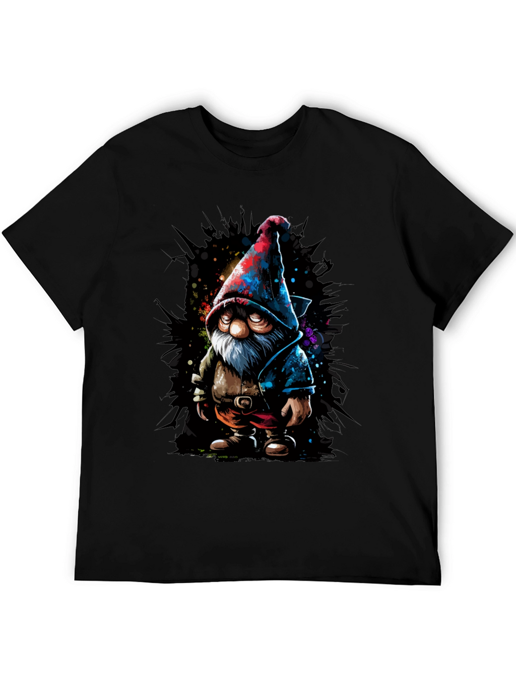 Gnome Graphic Tee - Funky Art T-Shirt