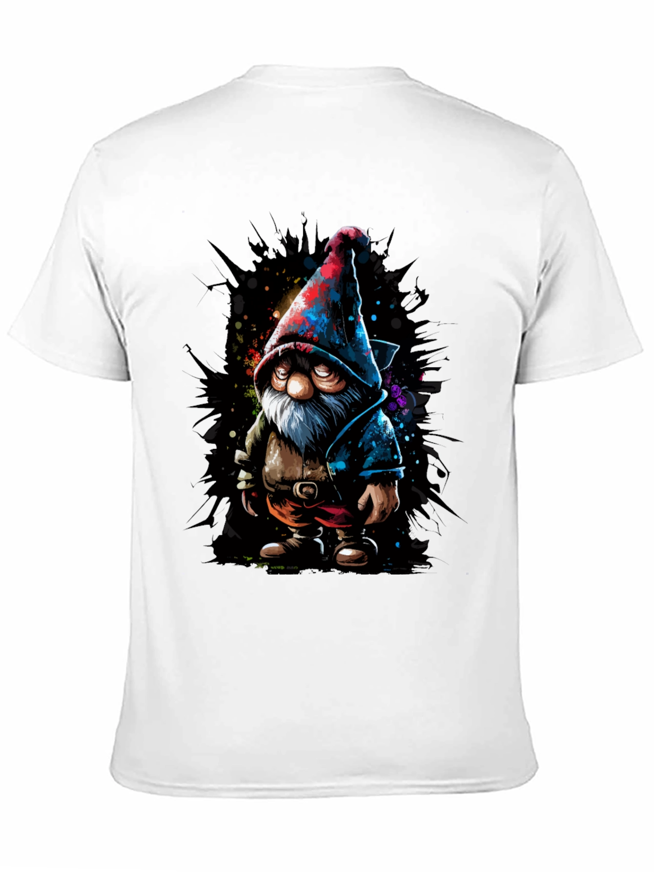 Gnome Graphic Tee - Funky Art T-Shirt