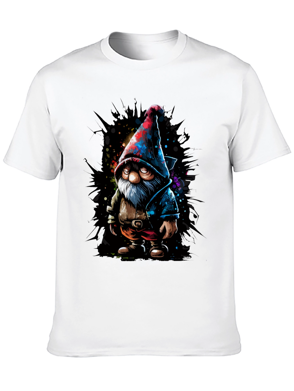 Gnome Graphic Tee - Funky Art T-Shirt