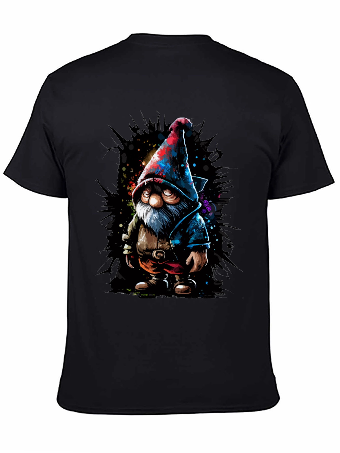 Gnome Graphic Tee - Funky Art T-Shirt