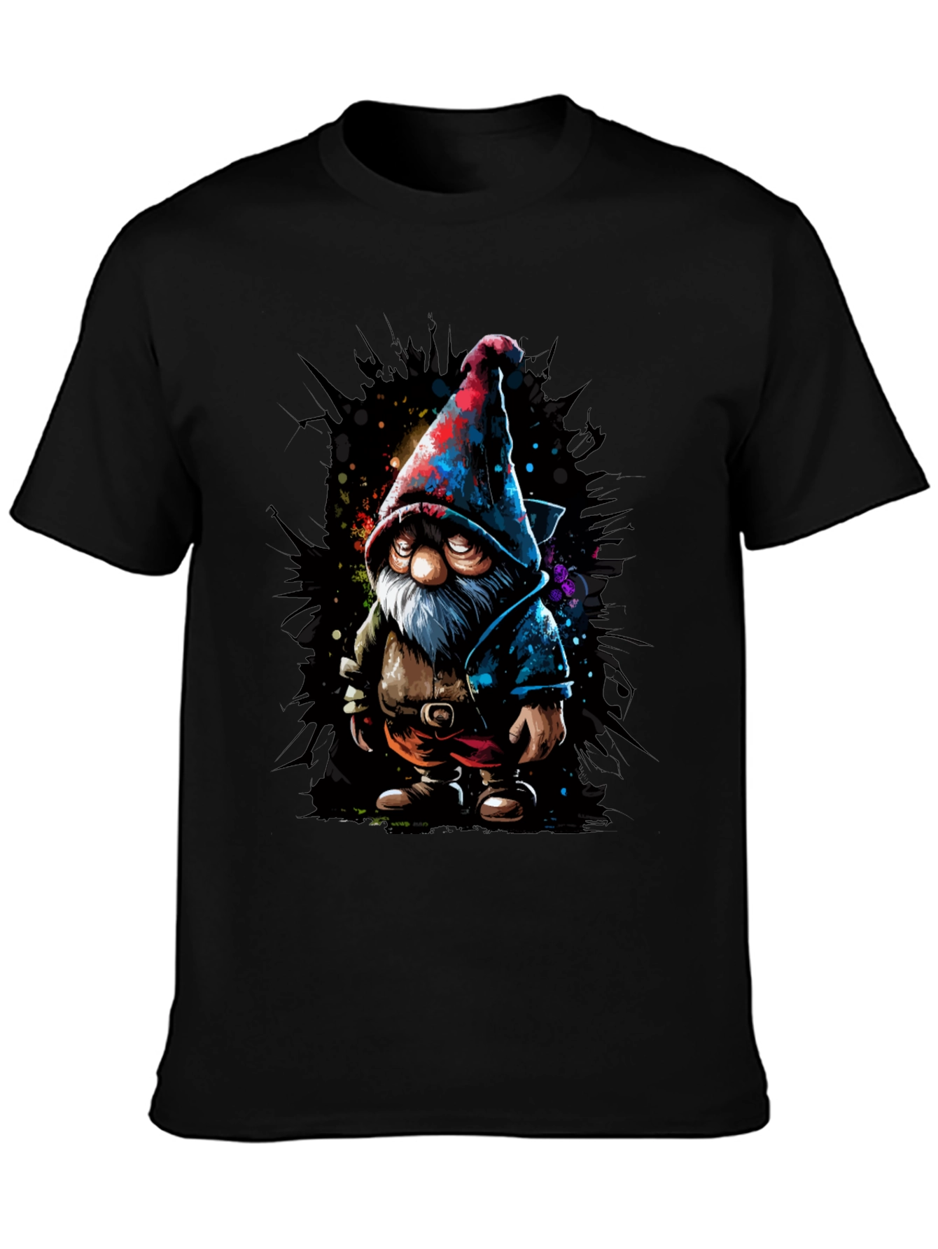 Gnome Graphic Tee - Funky Art T-Shirt