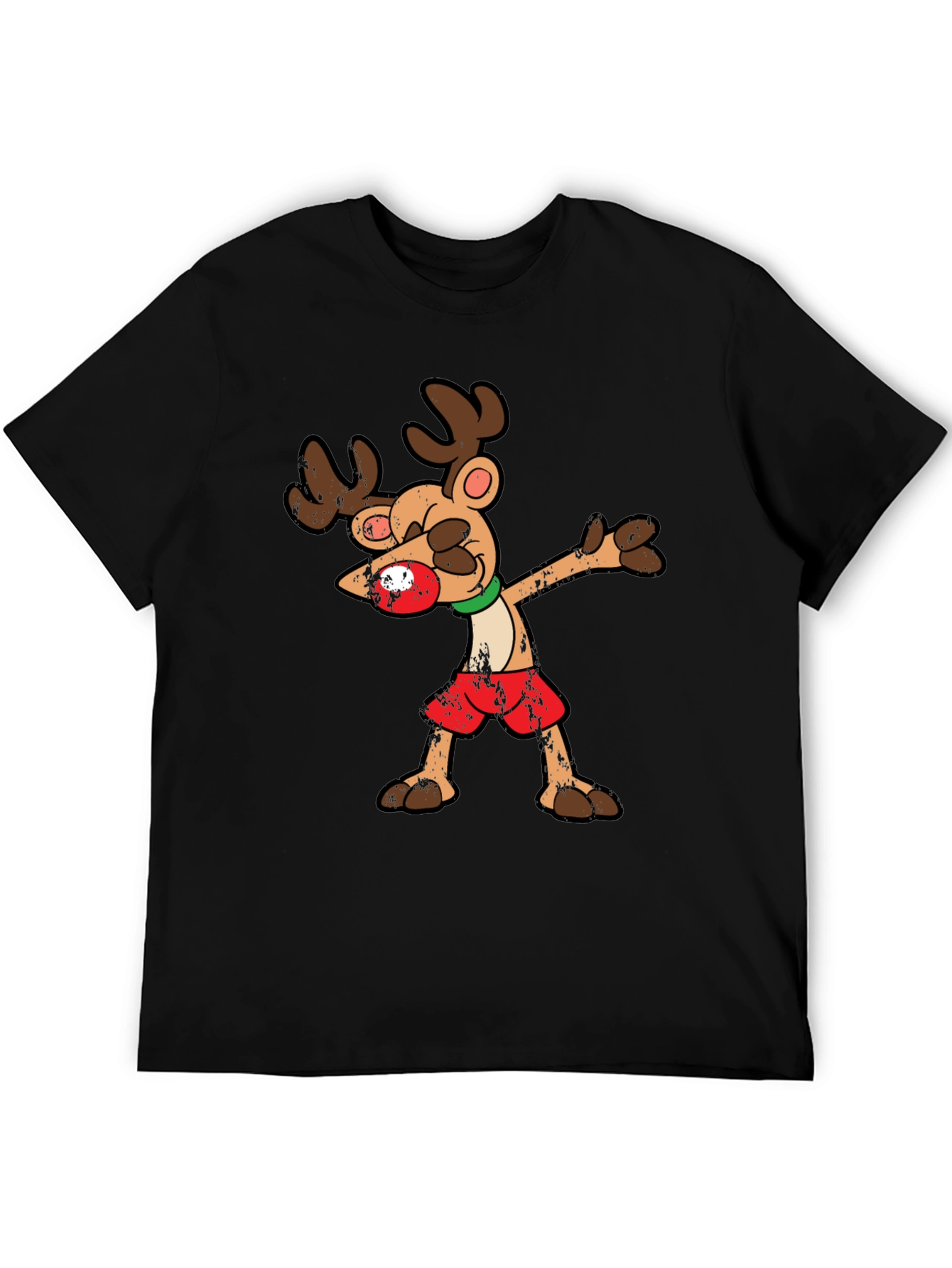 Dabbing Reindeer Graphic Tee