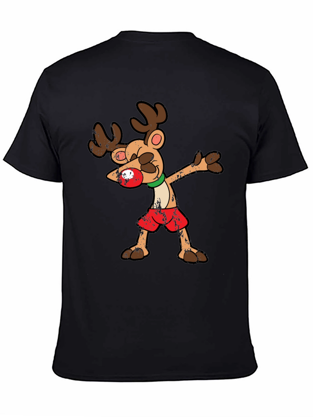 Dabbing Reindeer Graphic Tee