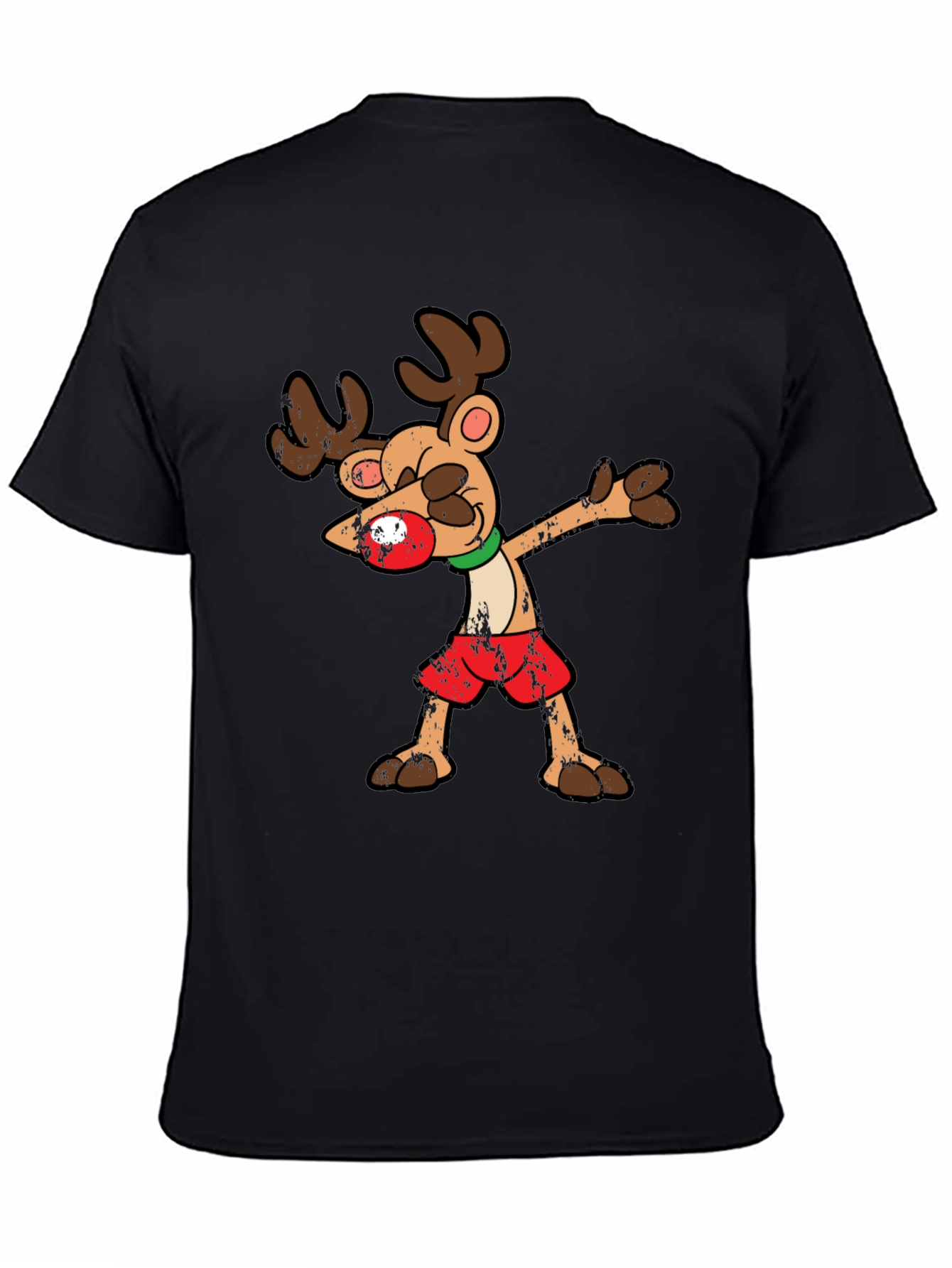 Dabbing Reindeer Graphic Tee