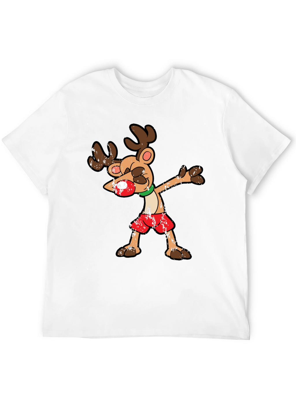 Dabbing Reindeer Graphic Tee