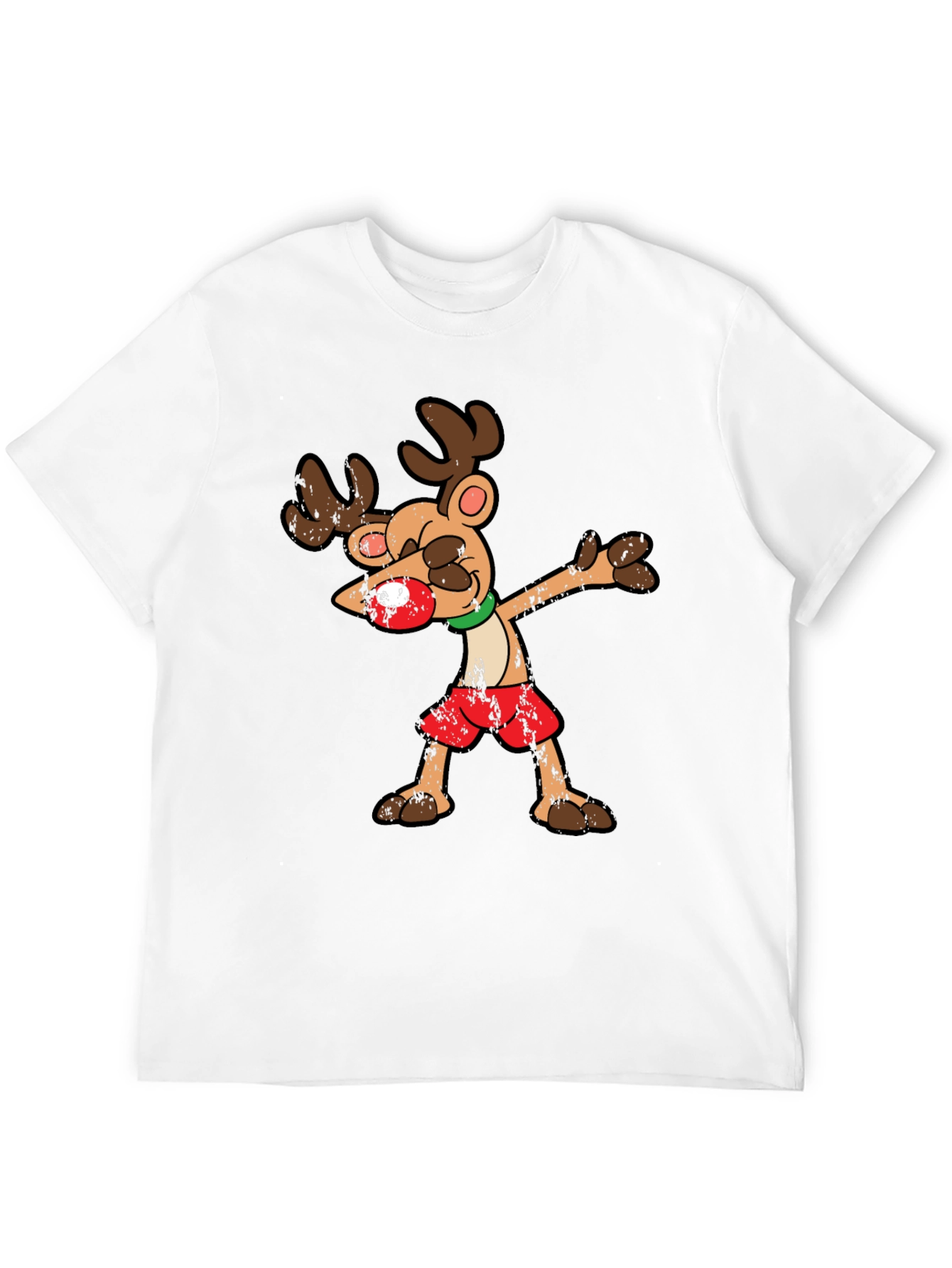 Dabbing Reindeer Graphic Tee