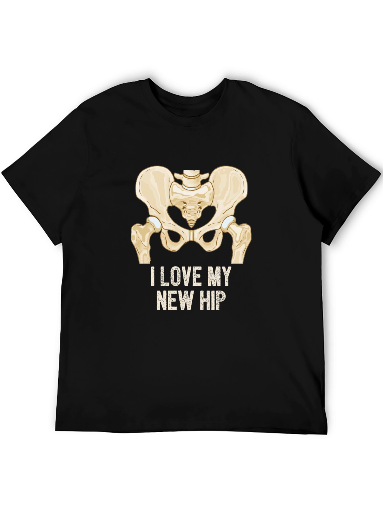 I Love My New Hip T-Shirt - Funny Bone Anatomy Tee