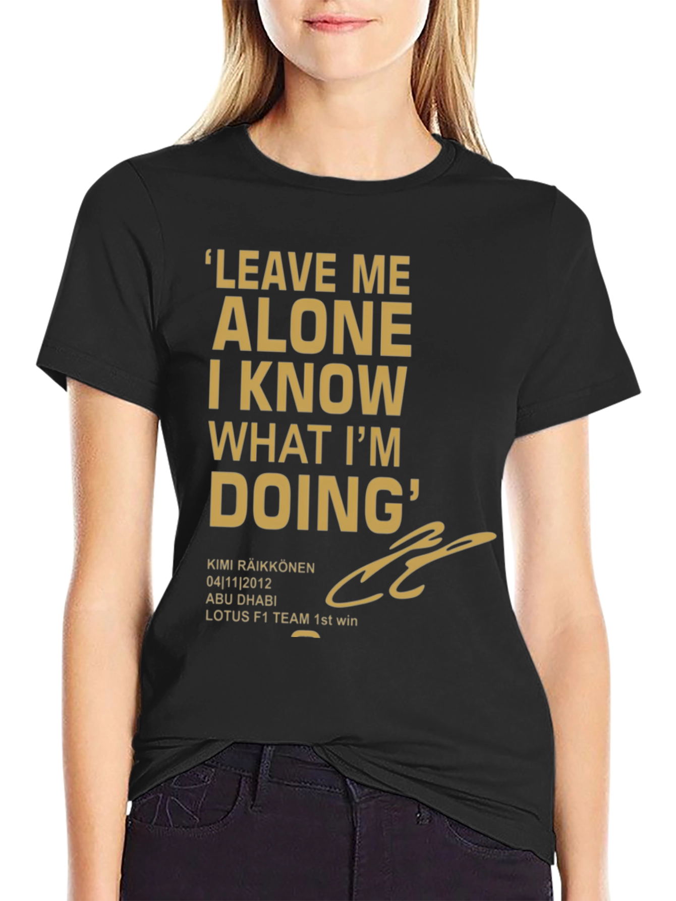 Kimi Raikkonen Leave Me Alone T-Shirt