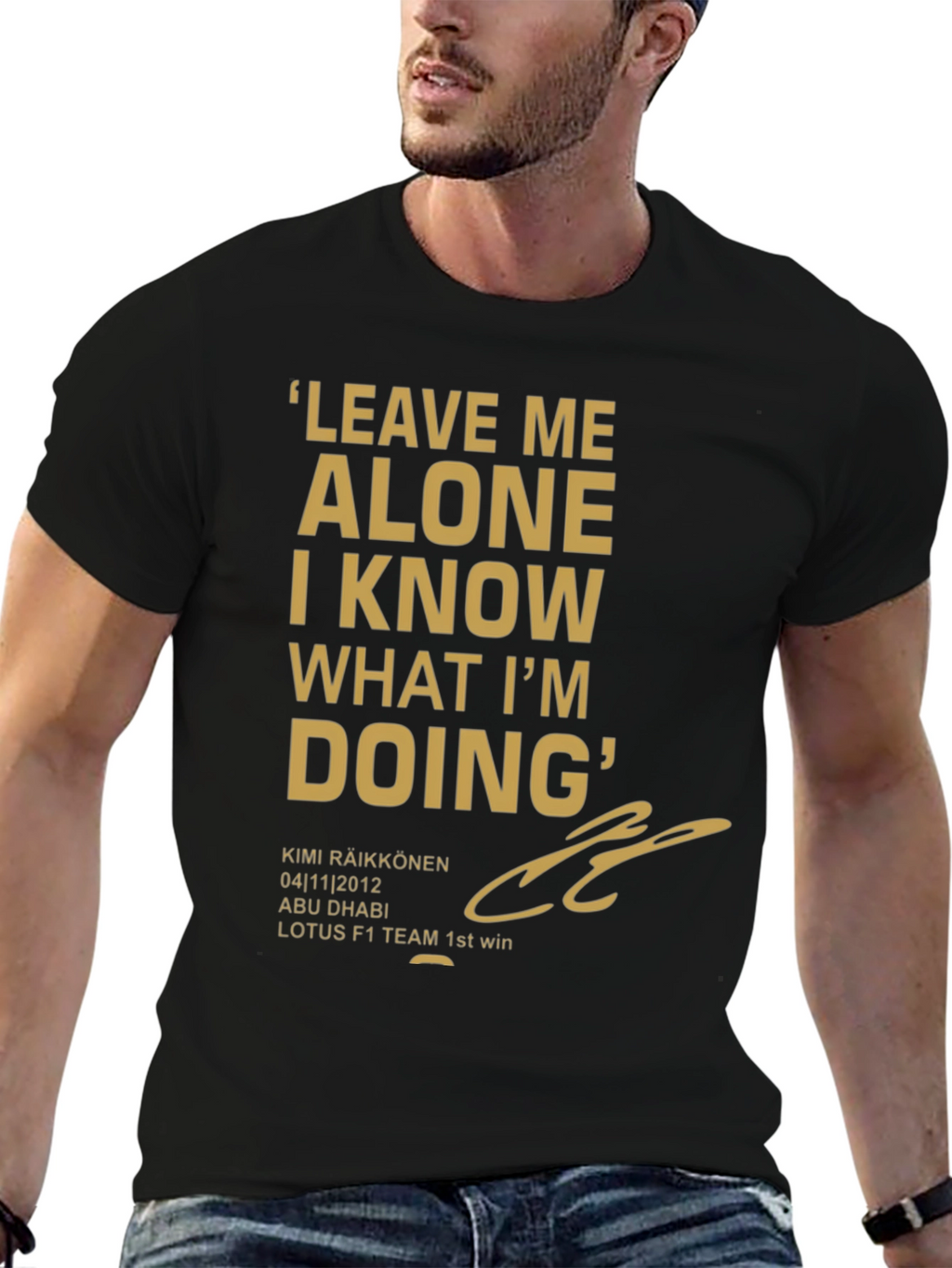 Kimi Raikkonen Leave Me Alone T-Shirt