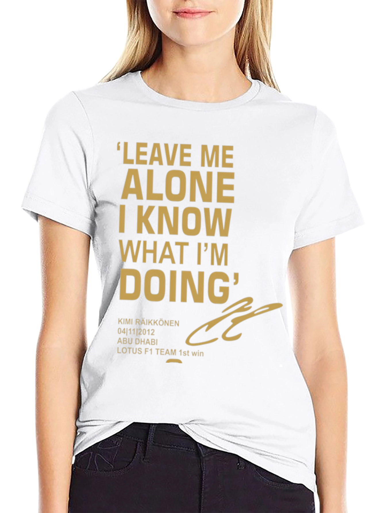 Kimi Raikkonen Leave Me Alone T-Shirt