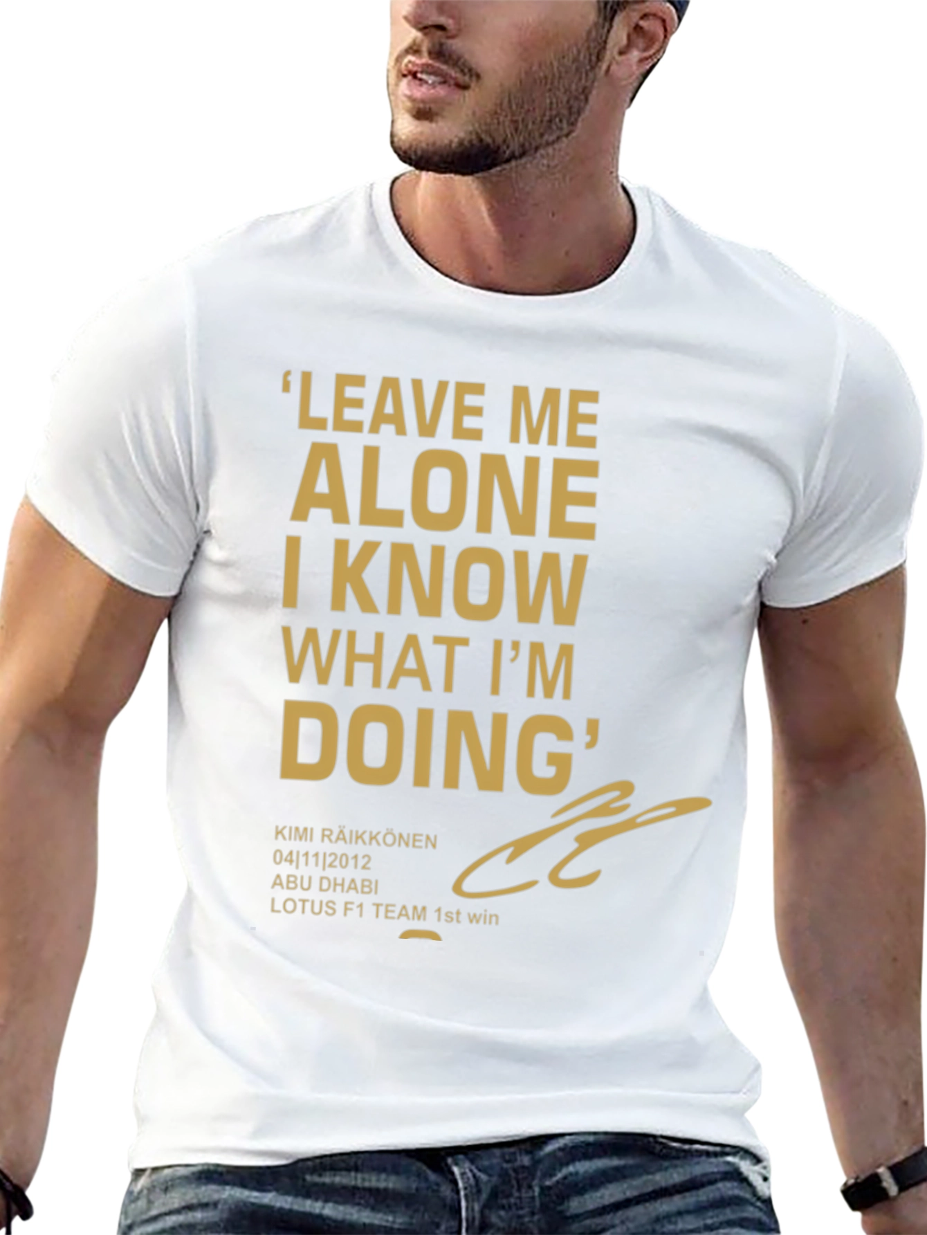 Kimi Raikkonen Leave Me Alone T-Shirt