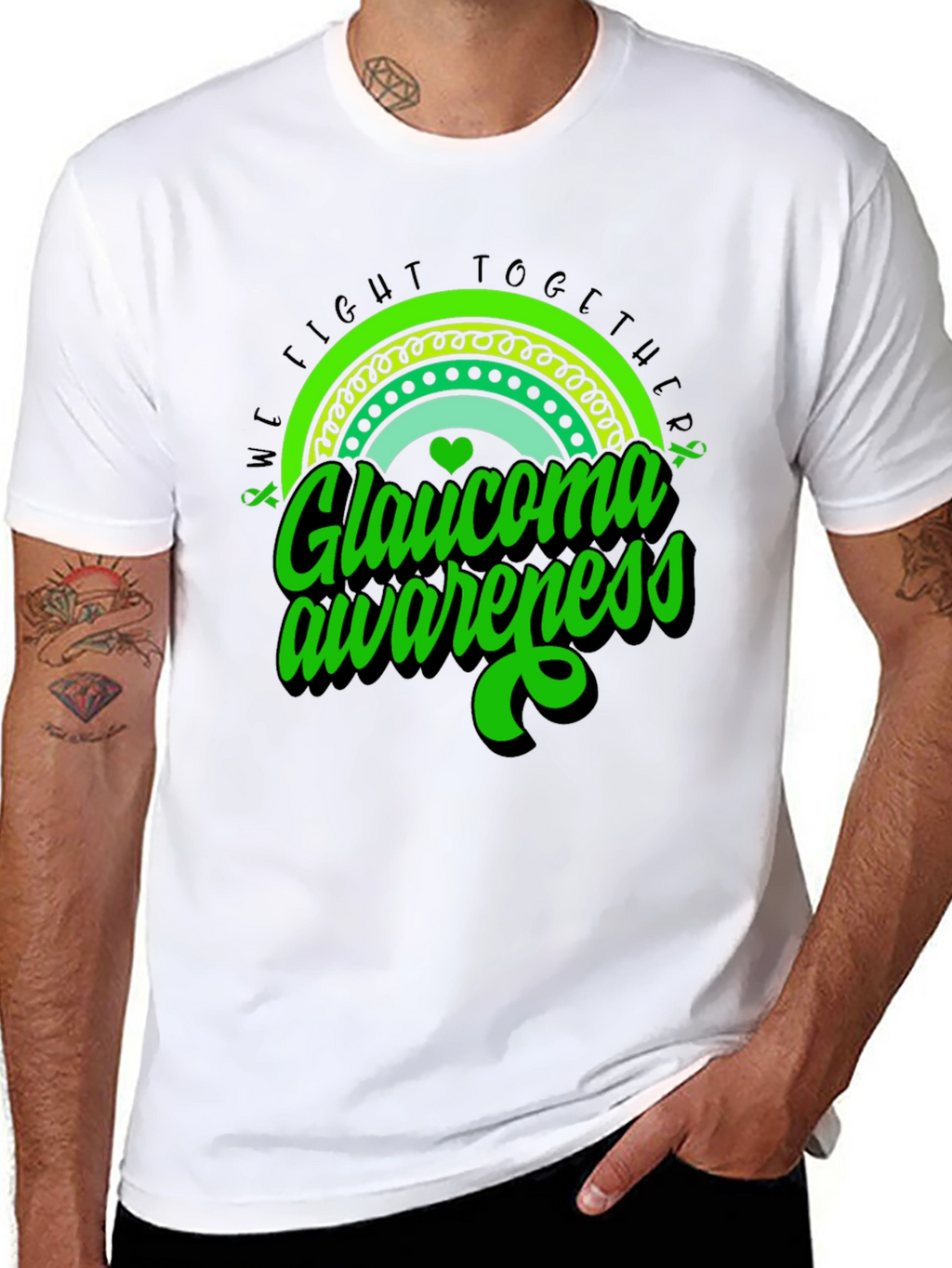 Glaucoma Awareness T-Shirt - Fight Together