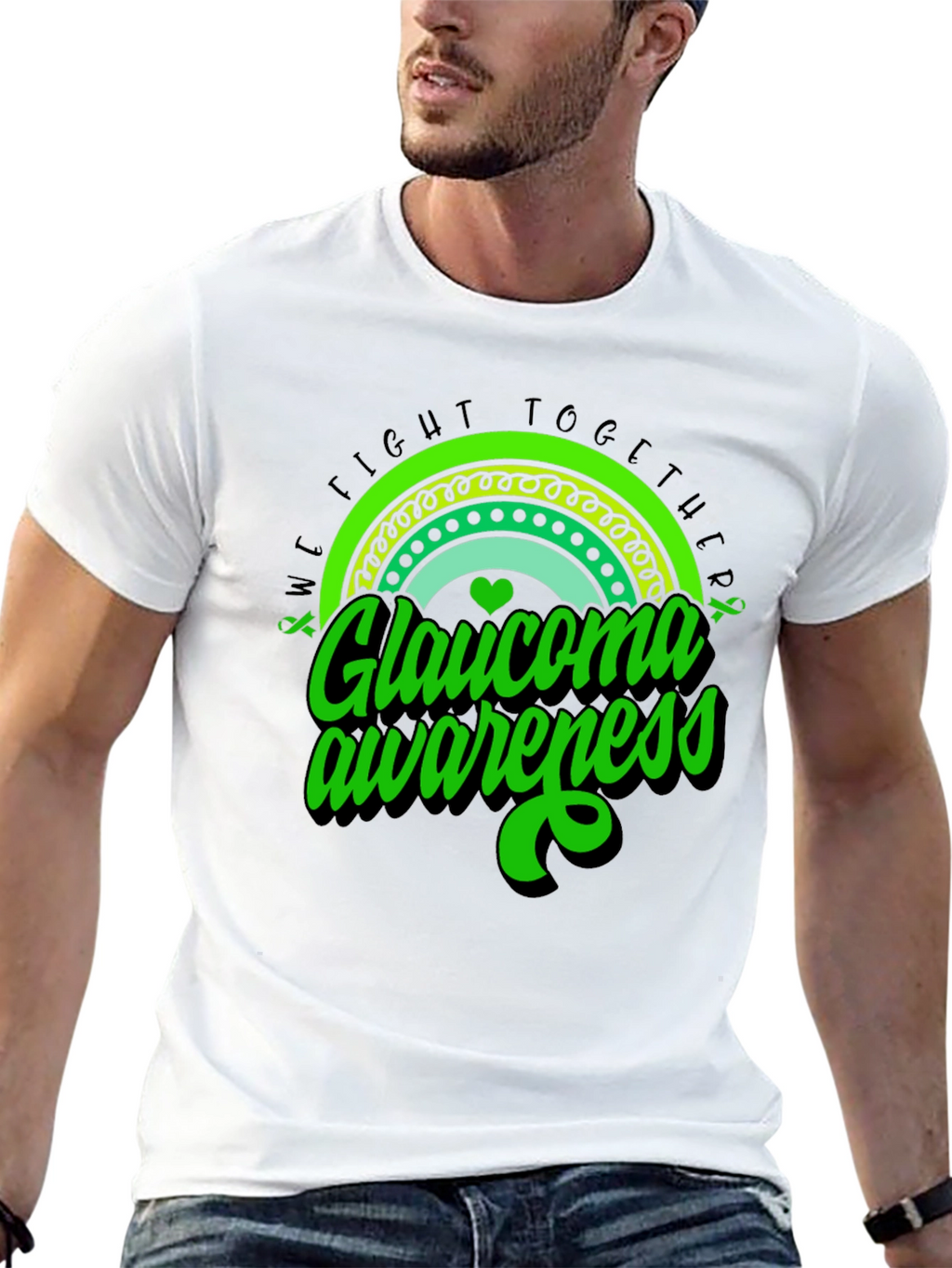 Glaucoma Awareness T-Shirt - Fight Together