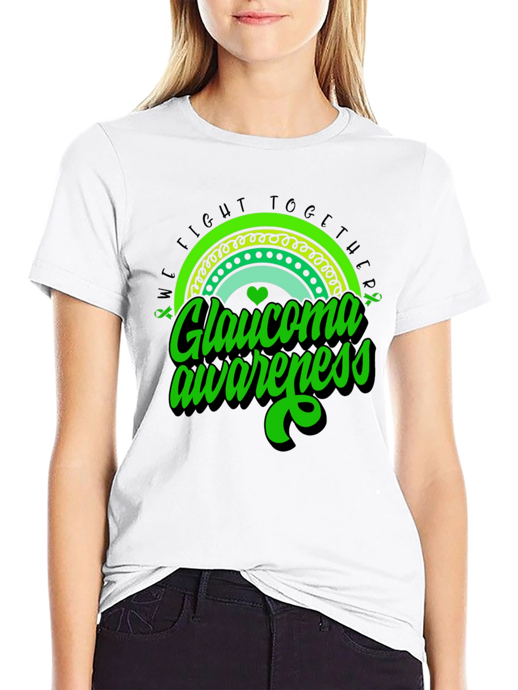 Glaucoma Awareness T-Shirt - Fight Together