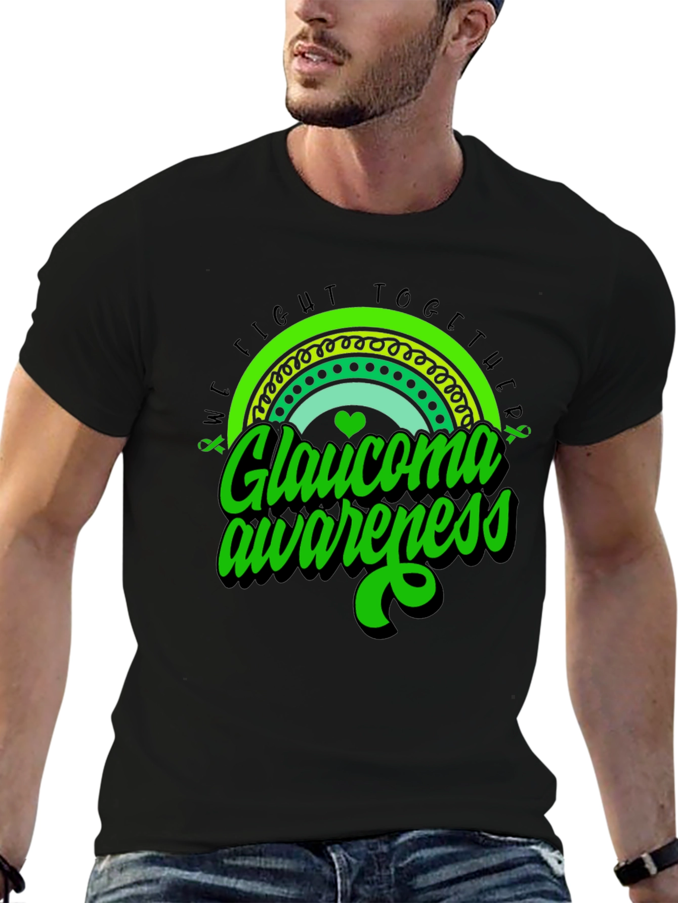 Glaucoma Awareness T-Shirt - Fight Together