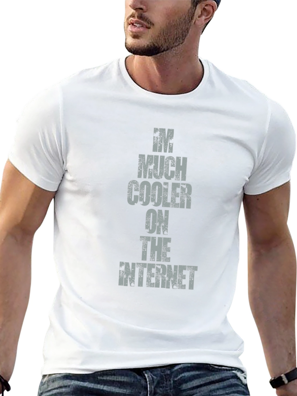 Im Much Cooler on the Internet Tee