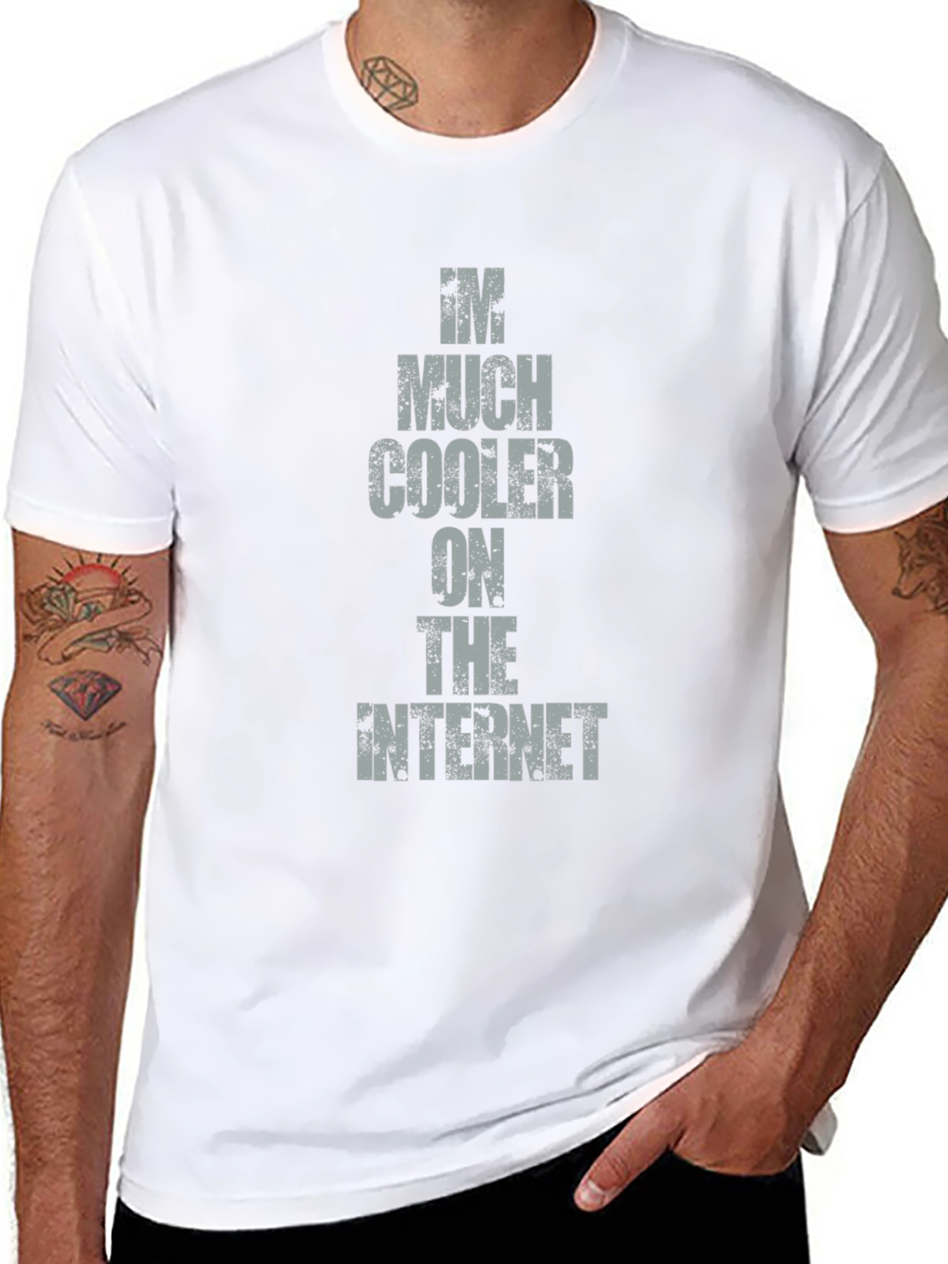 Im Much Cooler on the Internet Tee