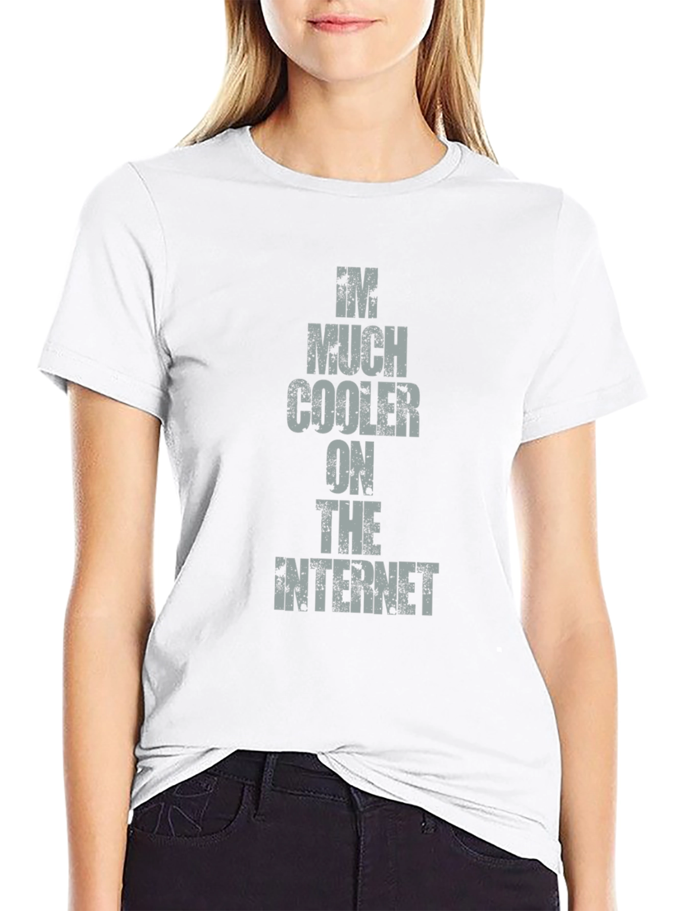 Im Much Cooler on the Internet Tee