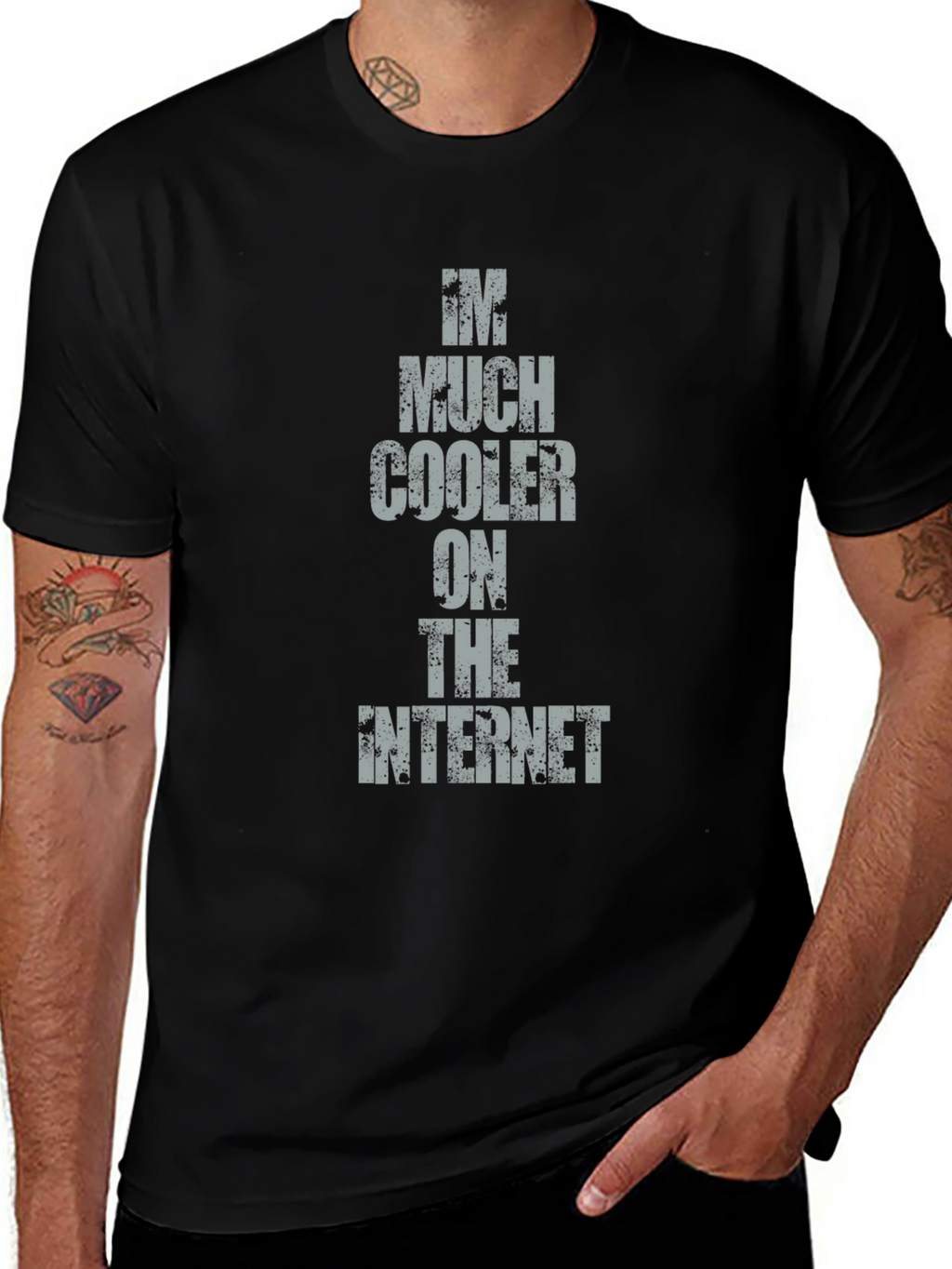 Im Much Cooler on the Internet Tee