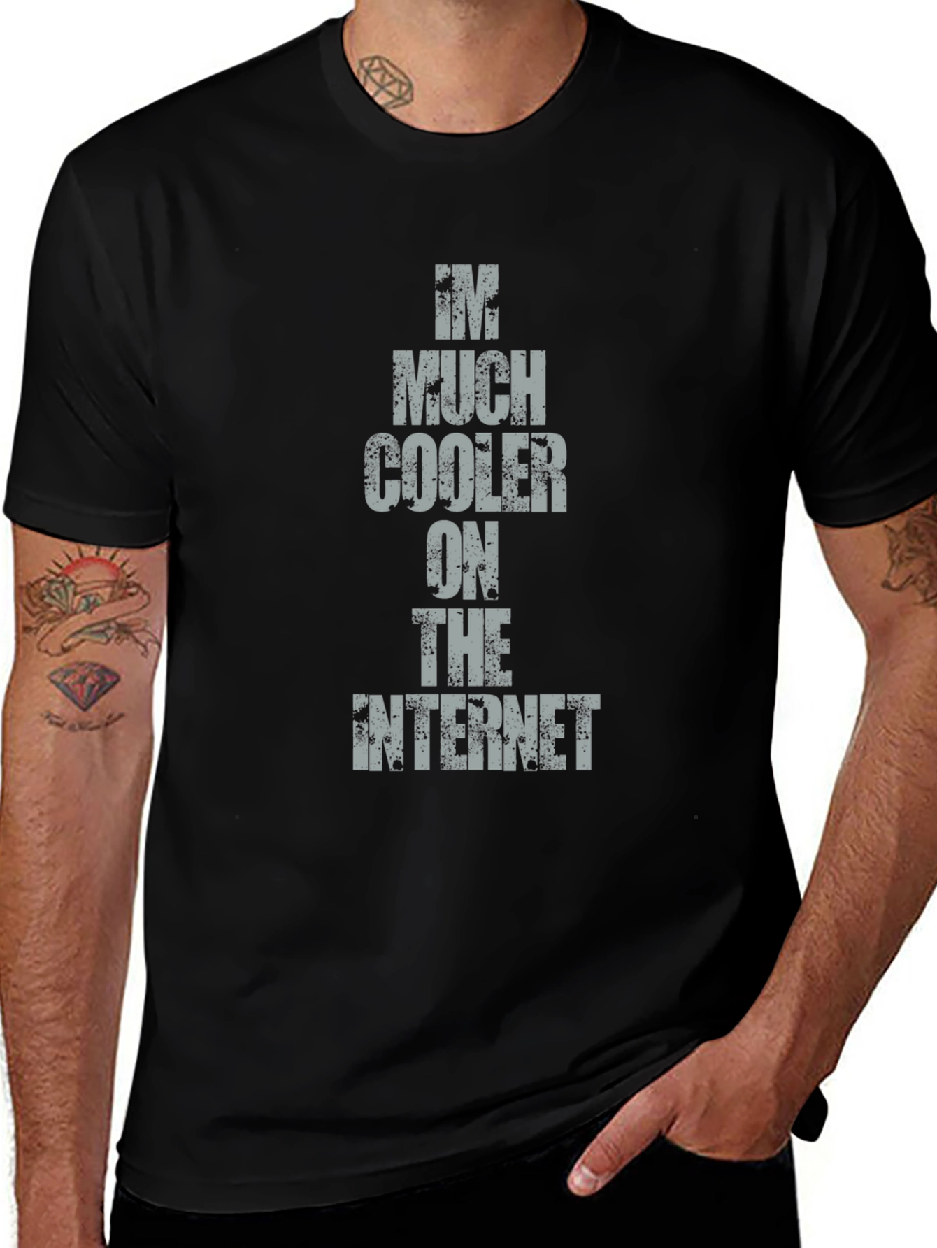Im Much Cooler on the Internet Tee