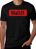 Imagine Graphic Print Crew Neck T-Shirt