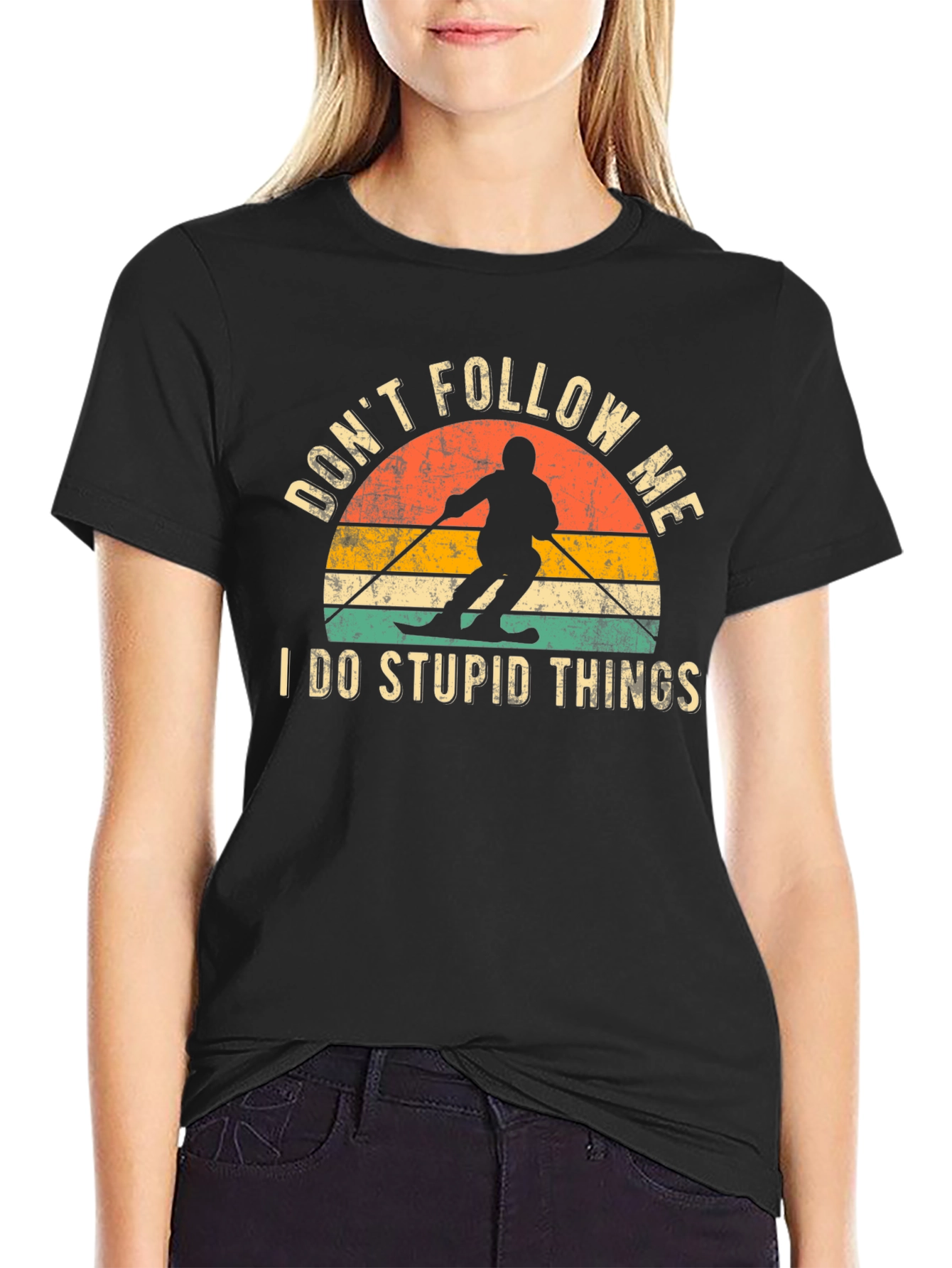 Dont Follow Me Skiing T-Shirt