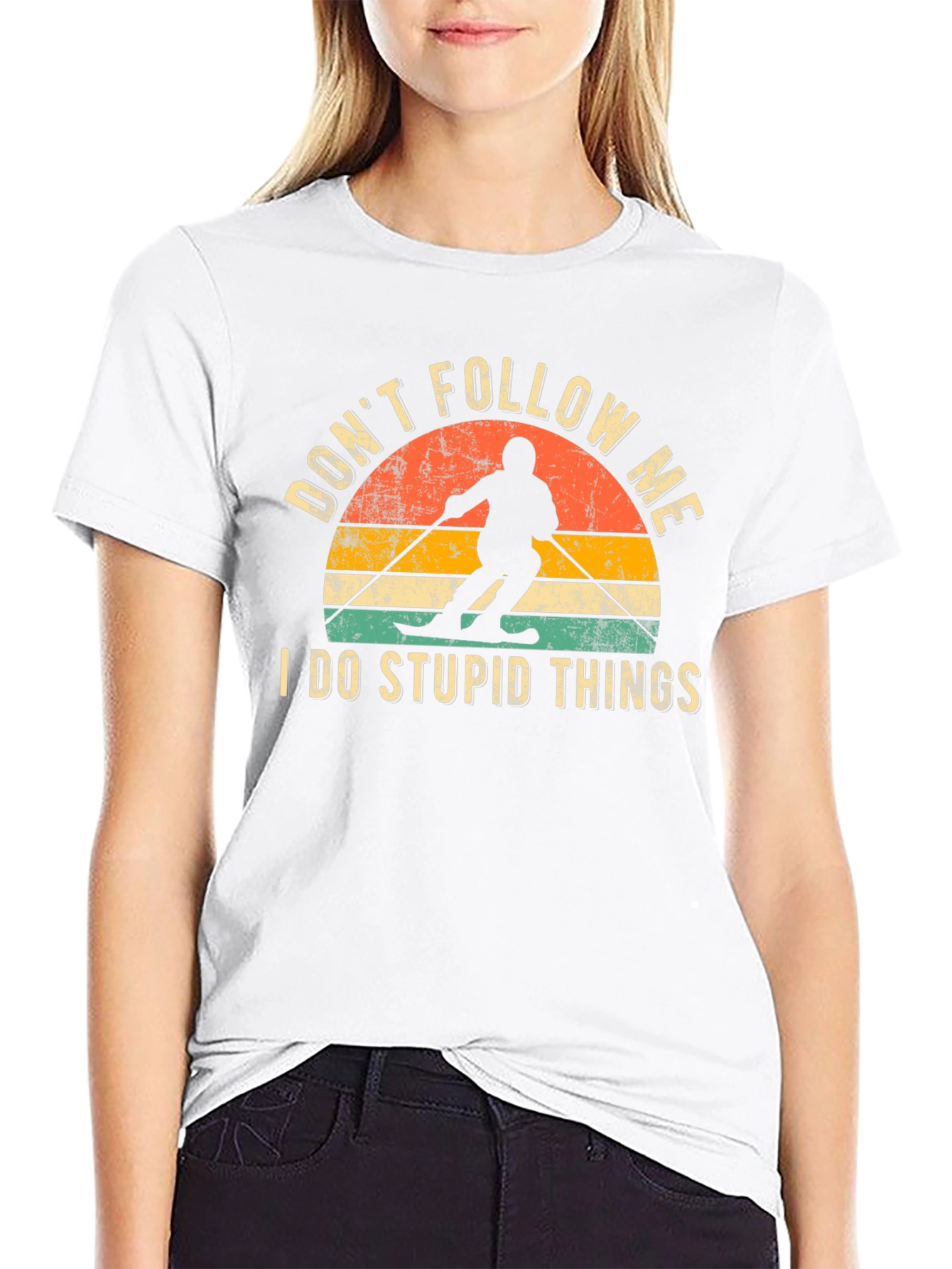 Dont Follow Me Skiing T-Shirt