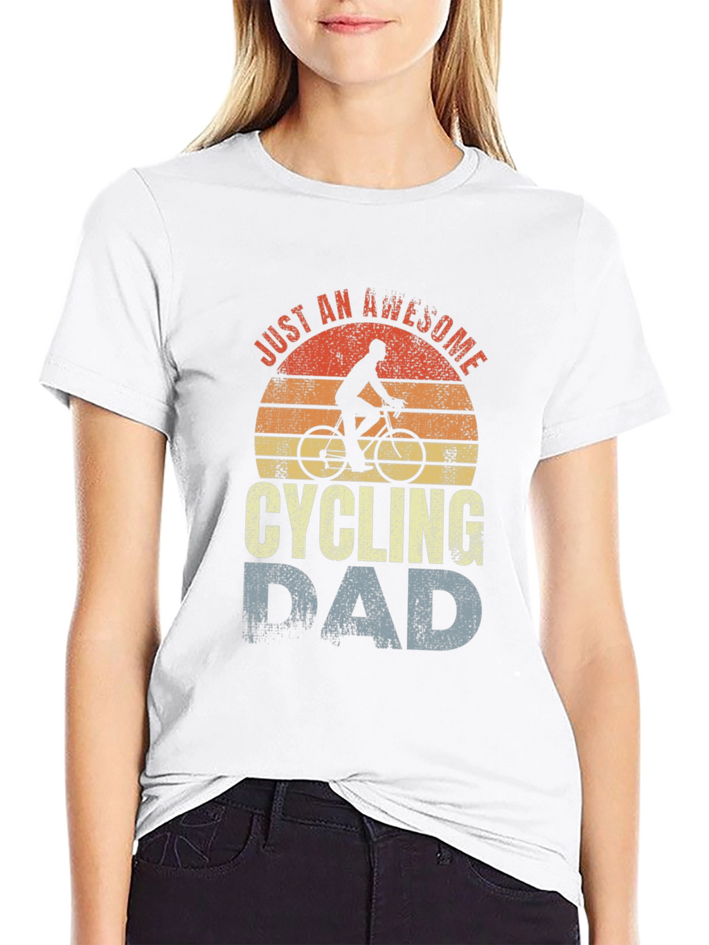 Awesome Cycling Dad T-Shirt