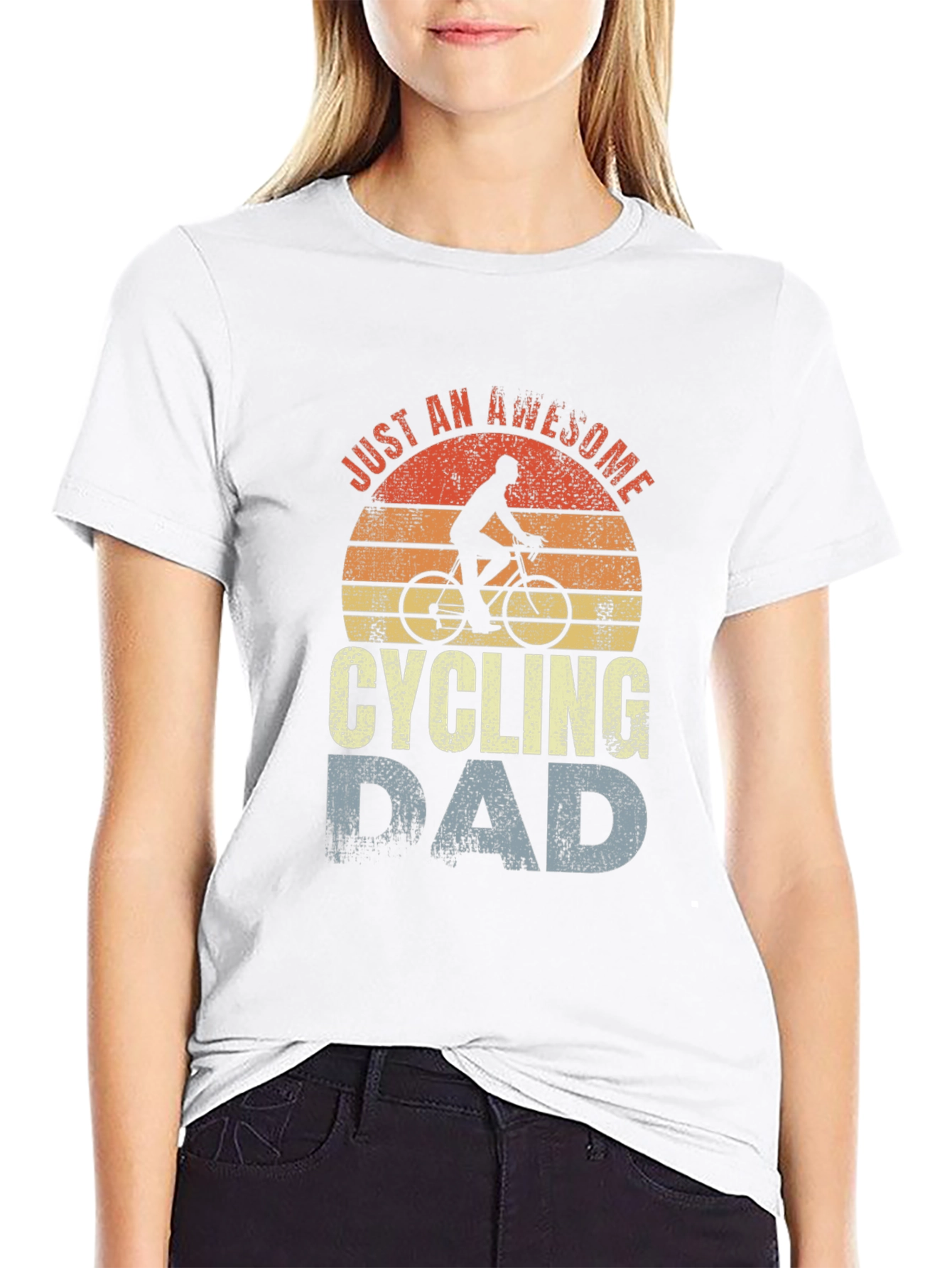 Awesome Cycling Dad T-Shirt