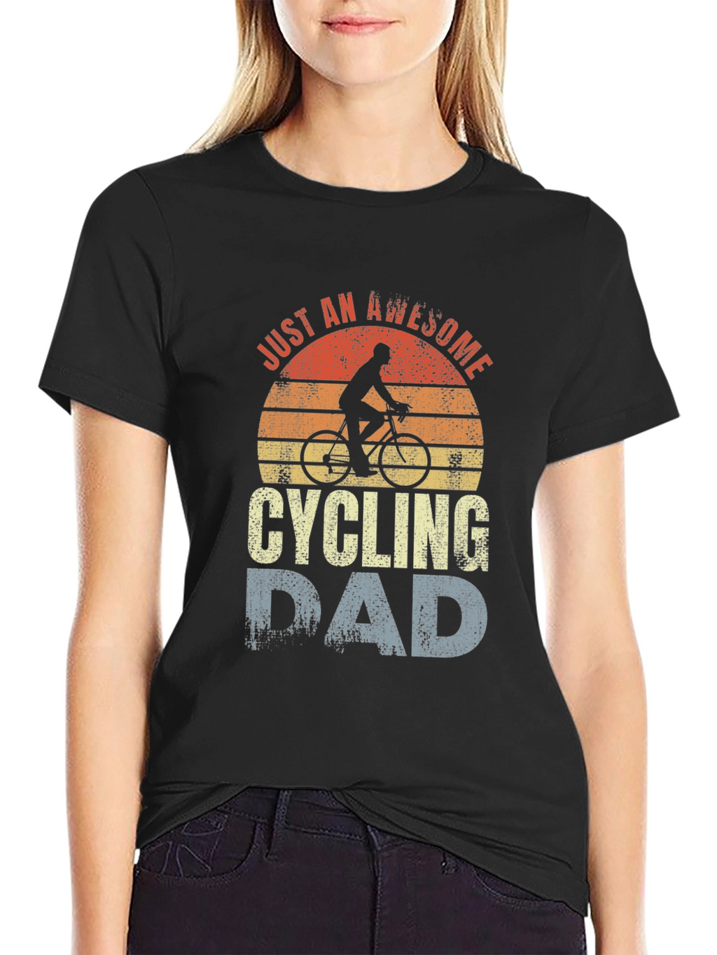 Awesome Cycling Dad T-Shirt