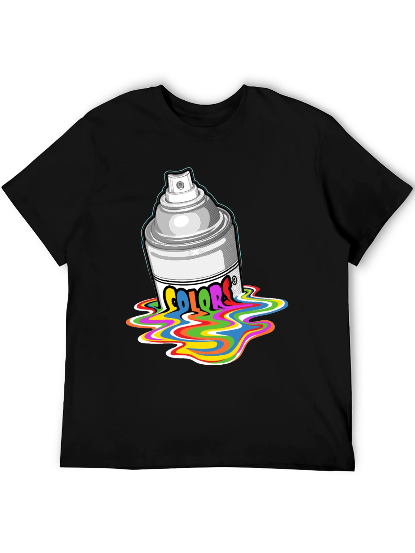 Colorful Spray Paint T-Shirt