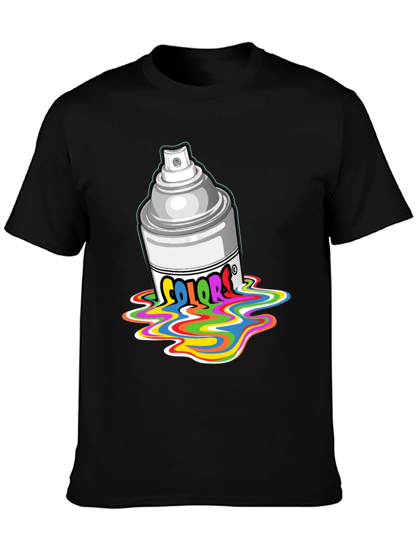 Colorful Spray Paint T-Shirt