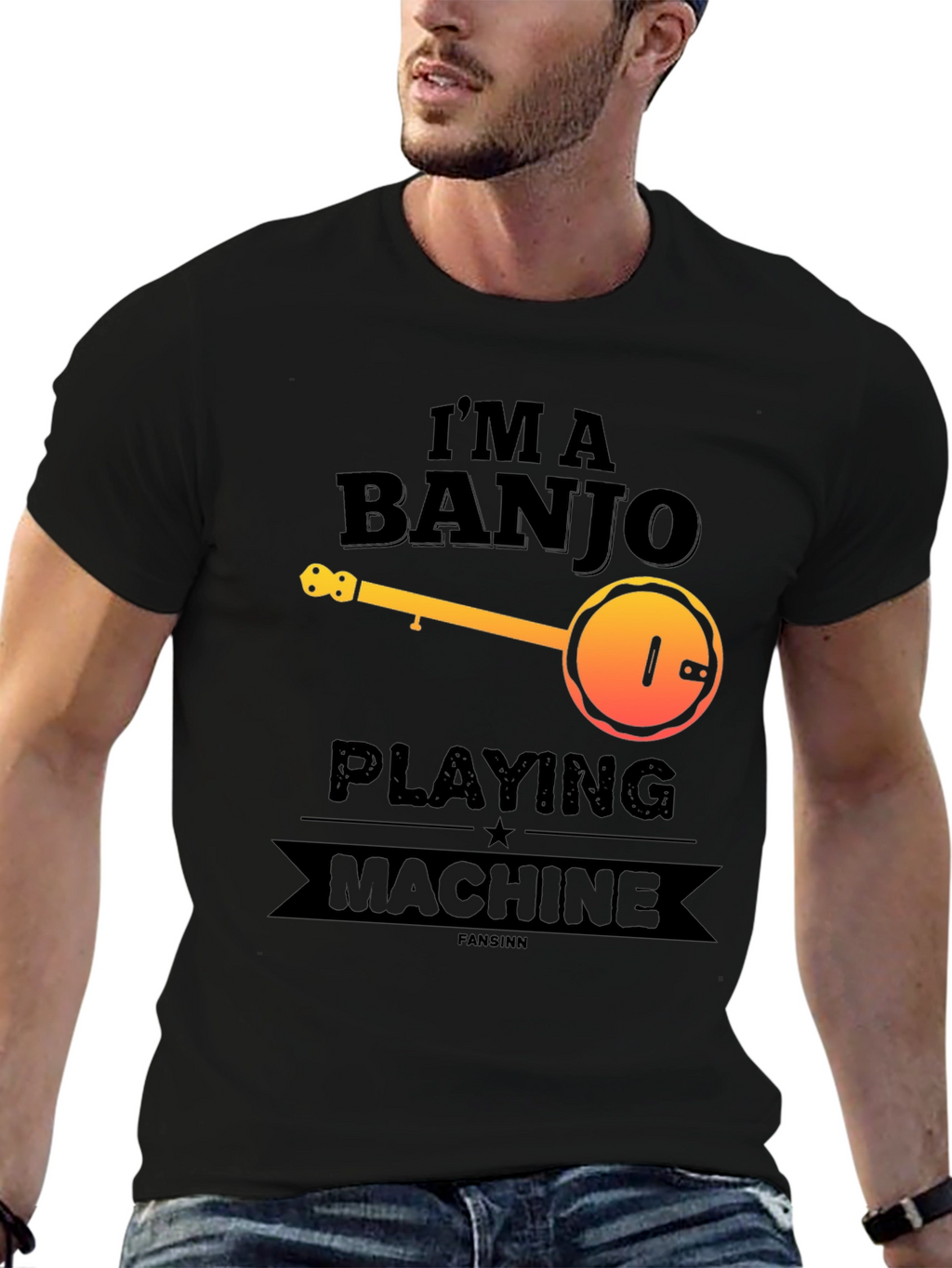 Im A Banjo Playing Machine T-Shirt