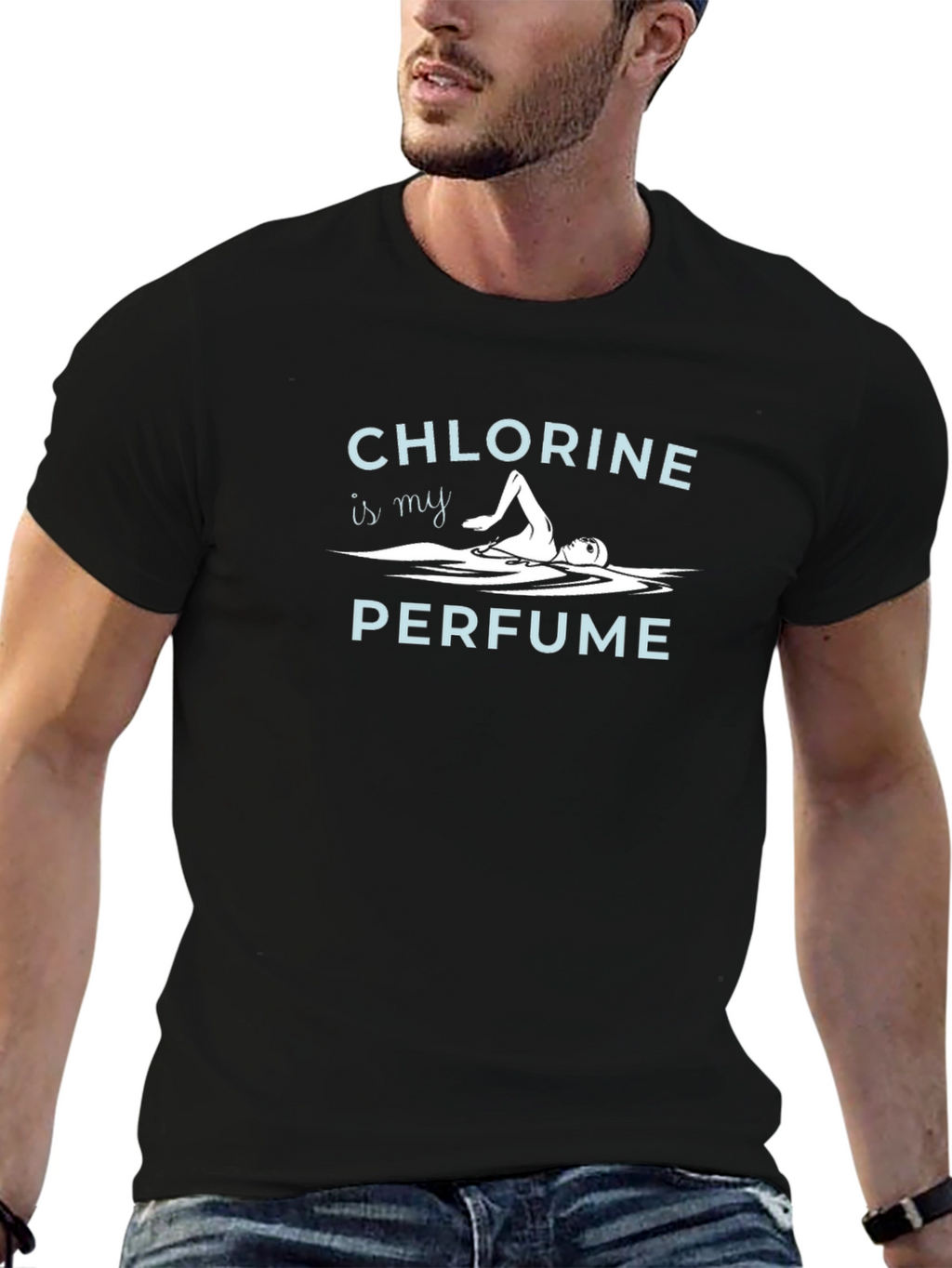 Chlorine Perfume Swimmer T-Shirt