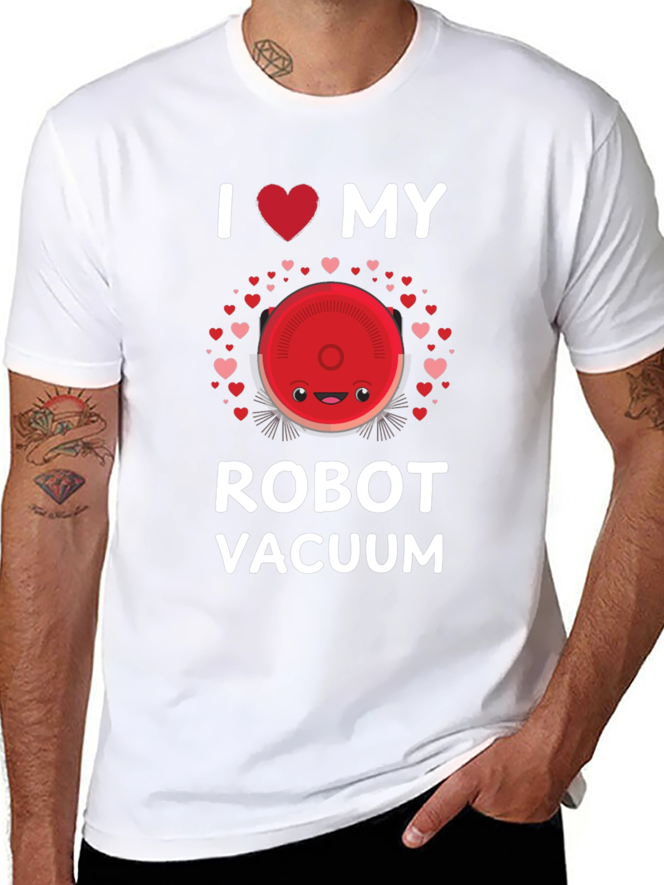 I Heart My Robot Vacuum T-Shirt