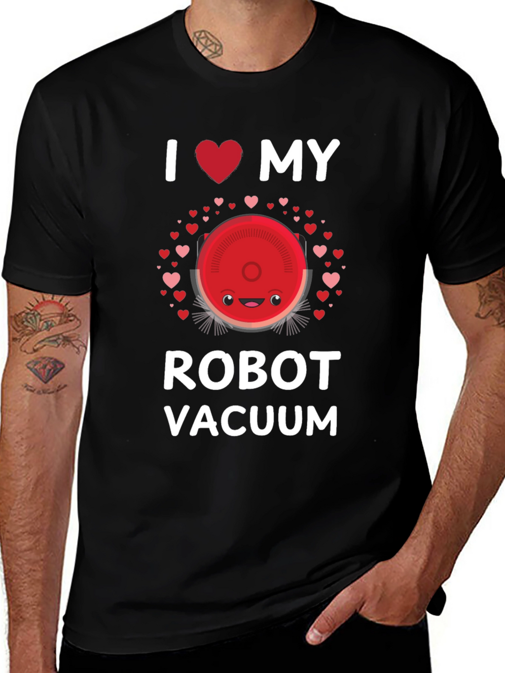 I Heart My Robot Vacuum T-Shirt
