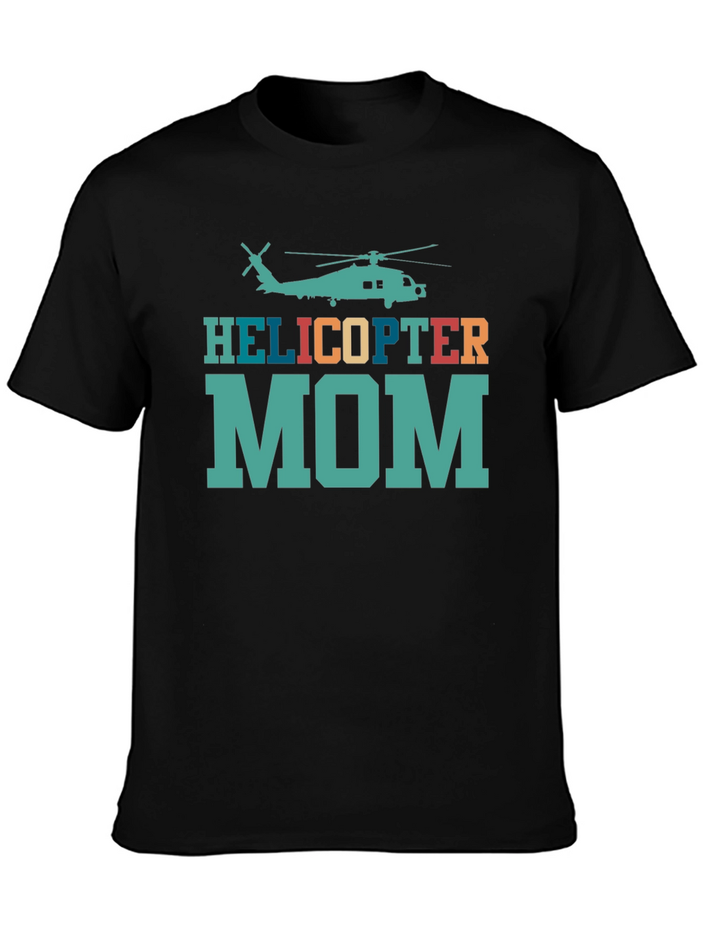 Helicopter Mom Novelty Graphic T-Shirt
