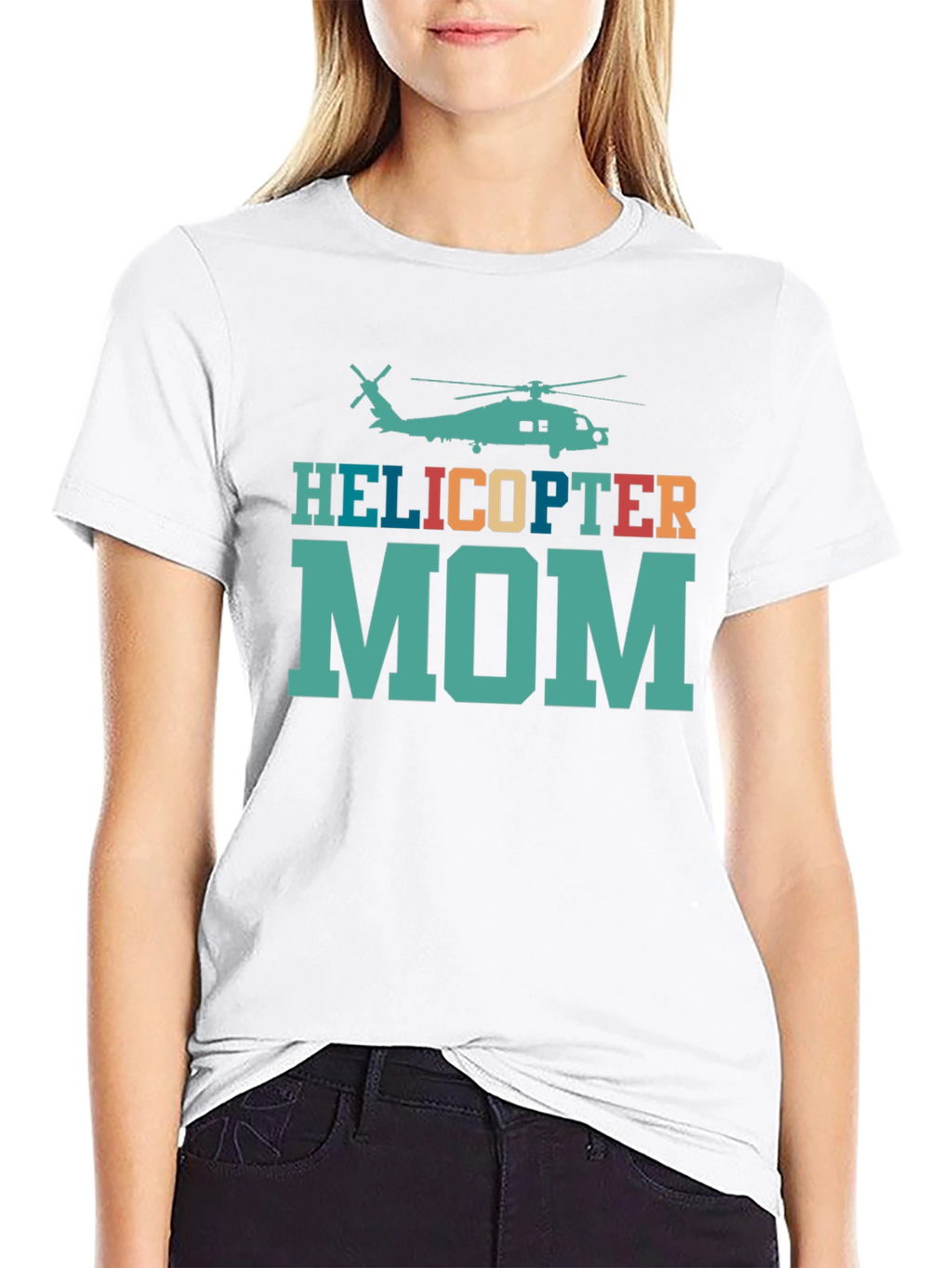 Helicopter Mom Novelty Graphic T-Shirt