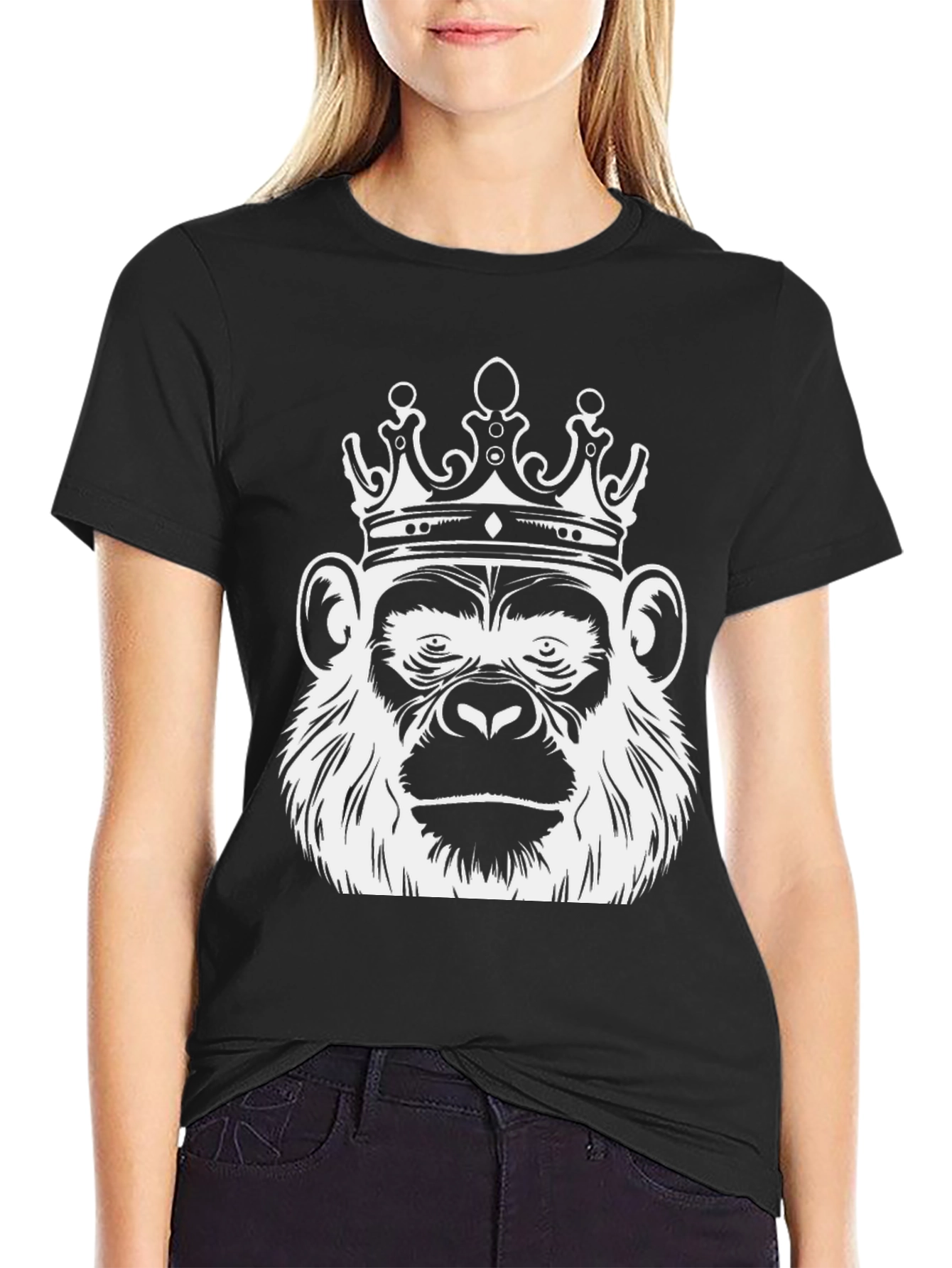 King Kong Graphic T-Shirt - Black Cotton Tee