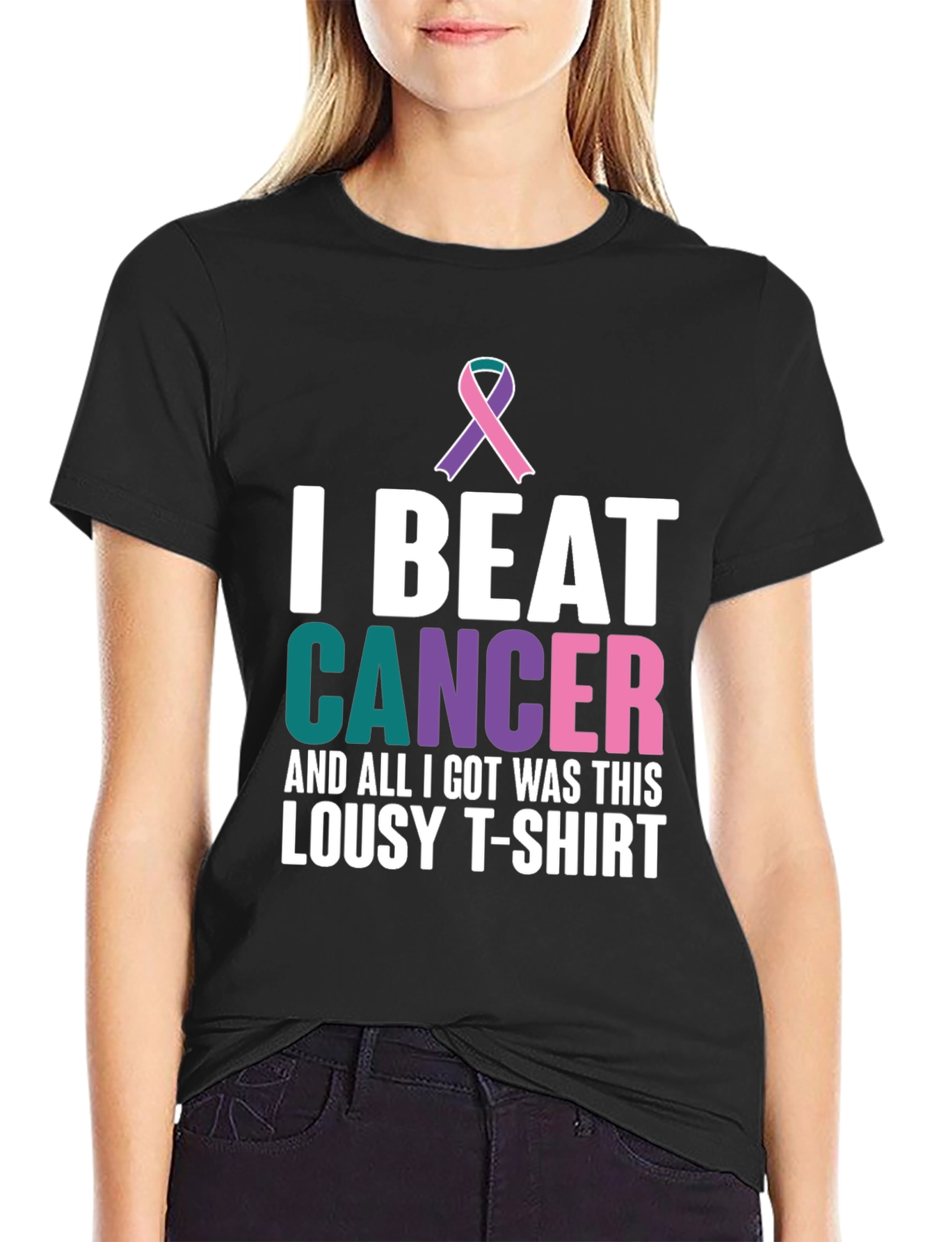 I Beat Cancer T-Shirt - Survivor Tee