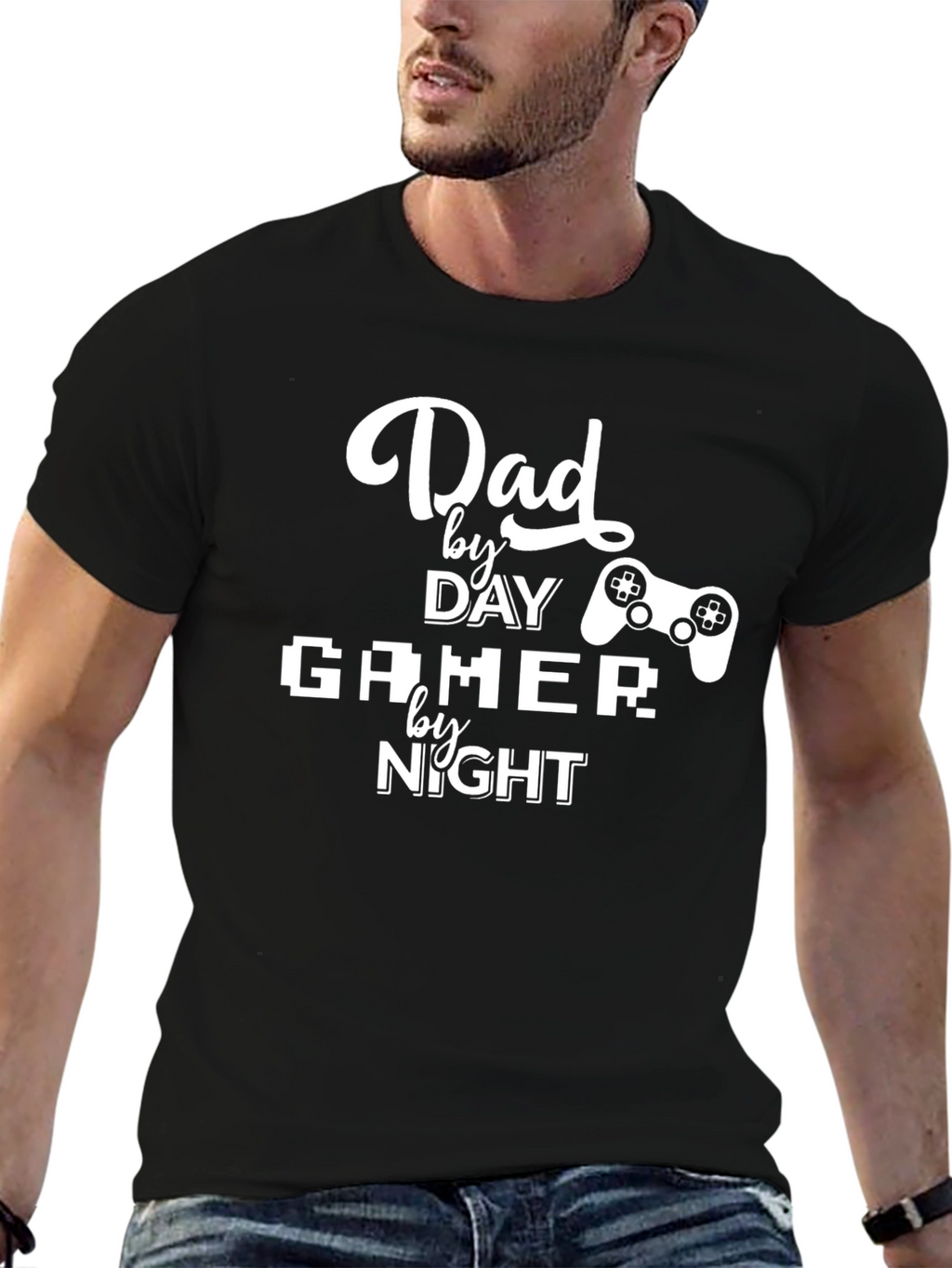 Dad By Day Gamer By Night T-Shirt
